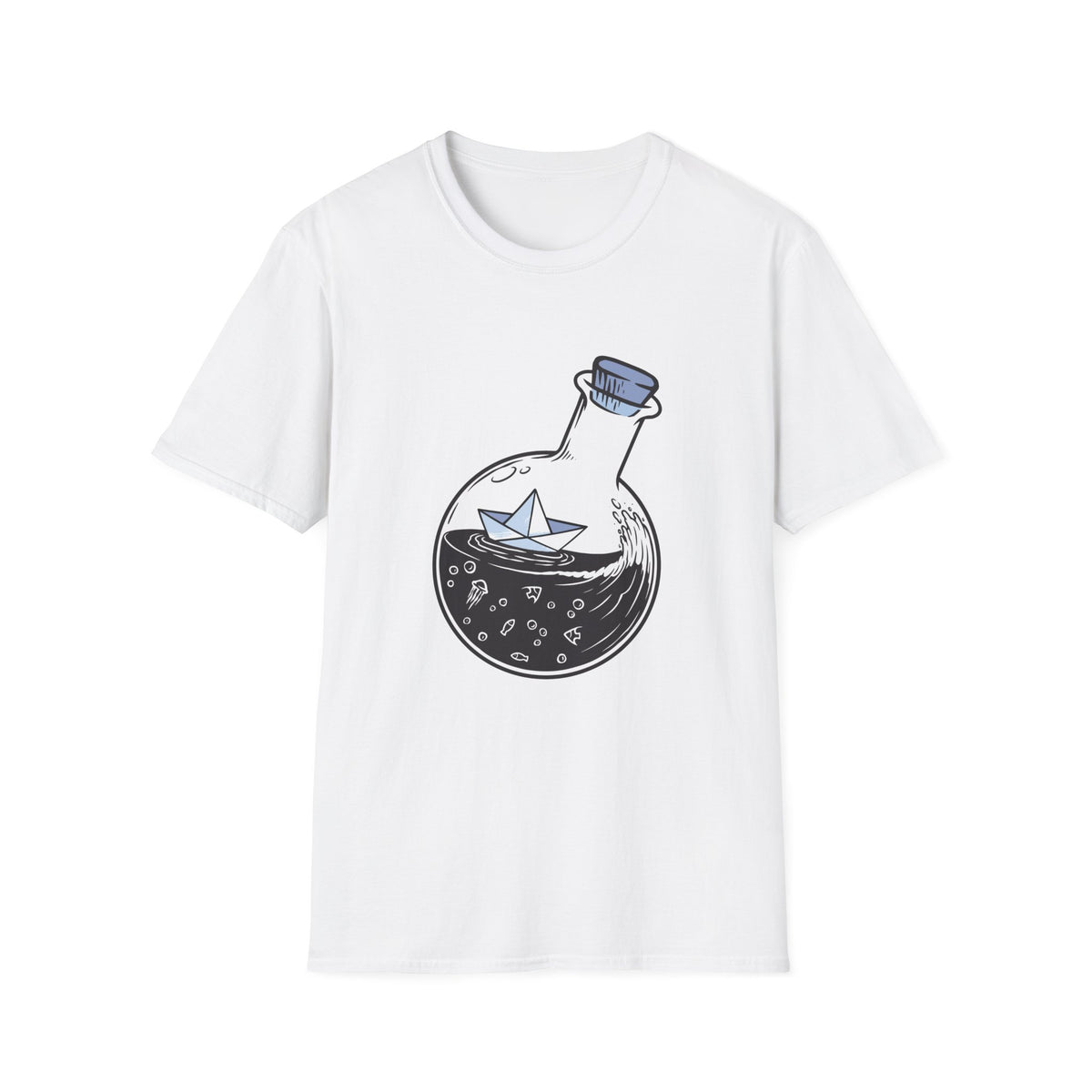 Paper Boat in a Bottle