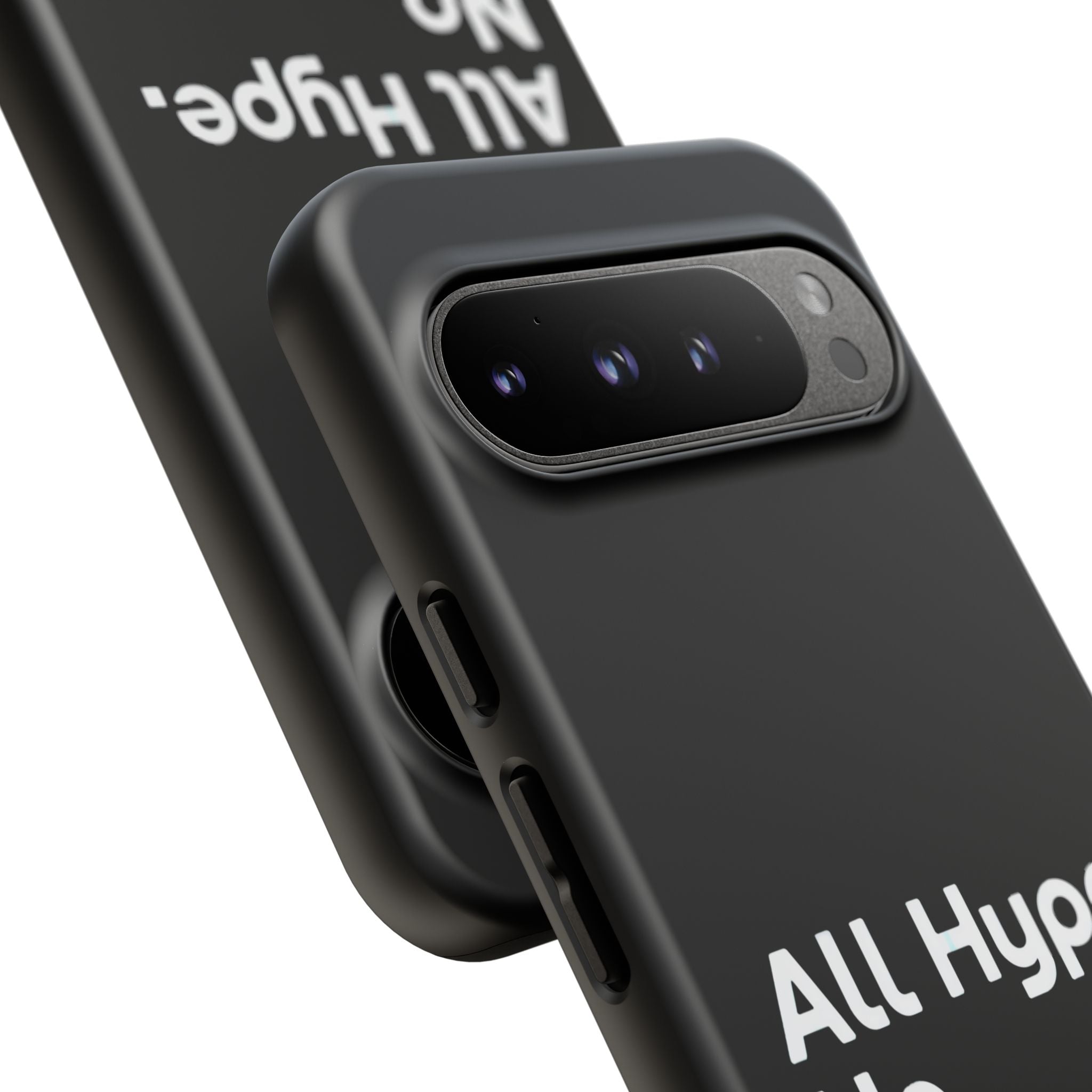 ALL HYPE NO COMPUTE- Impact-Resistant Phone Case