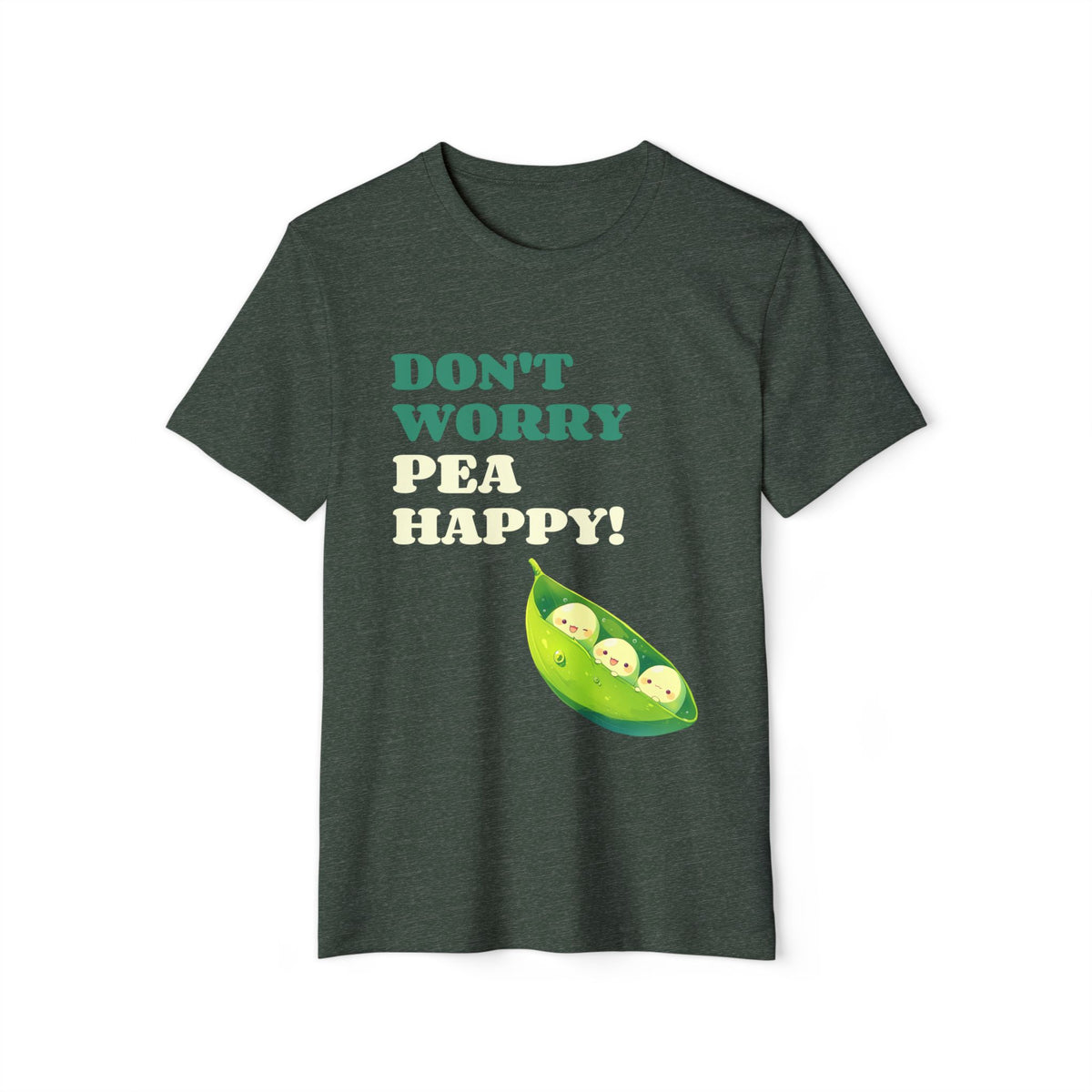 Don't Worry, Pea Happy Recycled Organic Tee