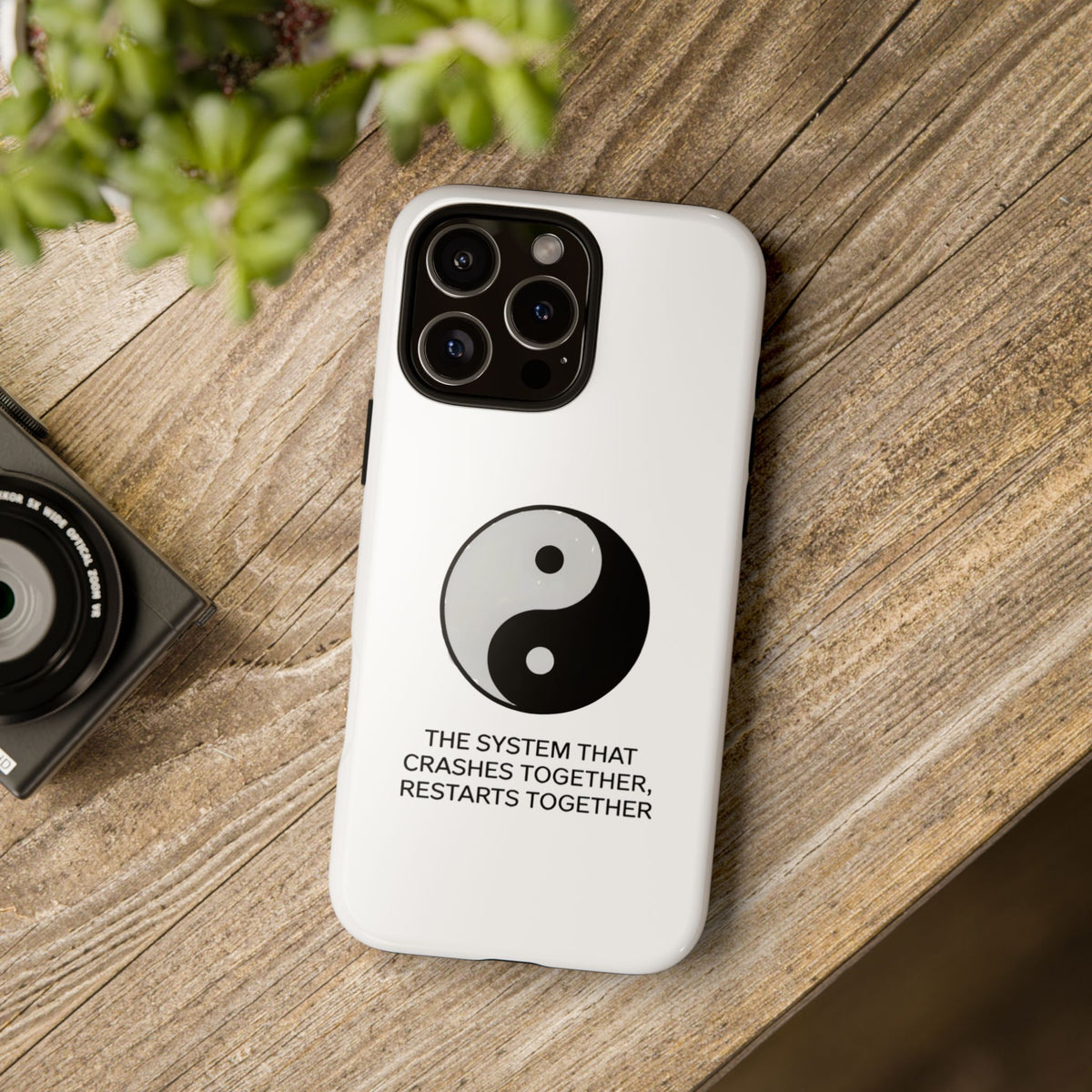 The System That Crashes Together, Restarts Together Phone Case