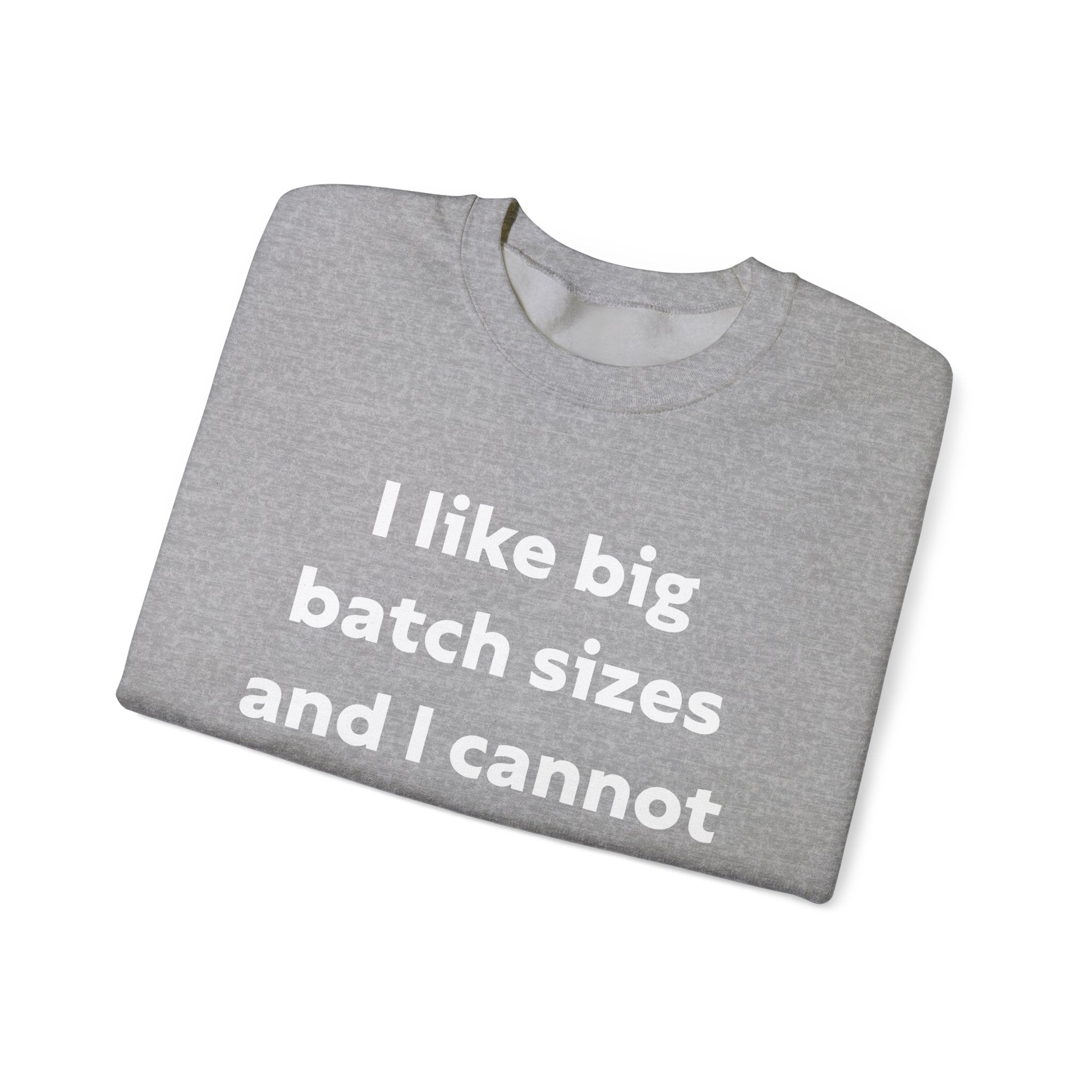 I Like Big Batch Sizes and I Cannot Lie - Sweatshirt