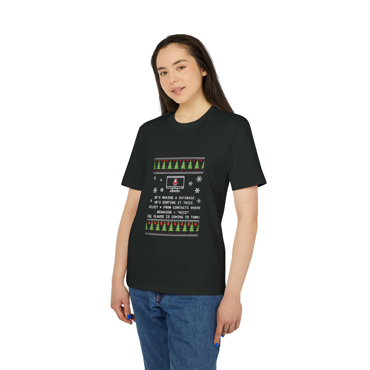 SQL Santa Clause Organic Tee