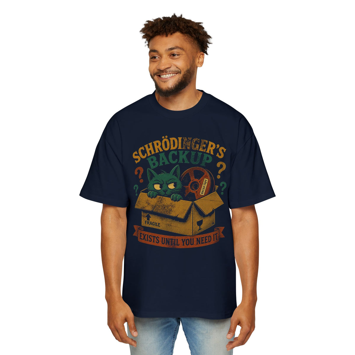 Schrodinger's Backup Oversized Tee