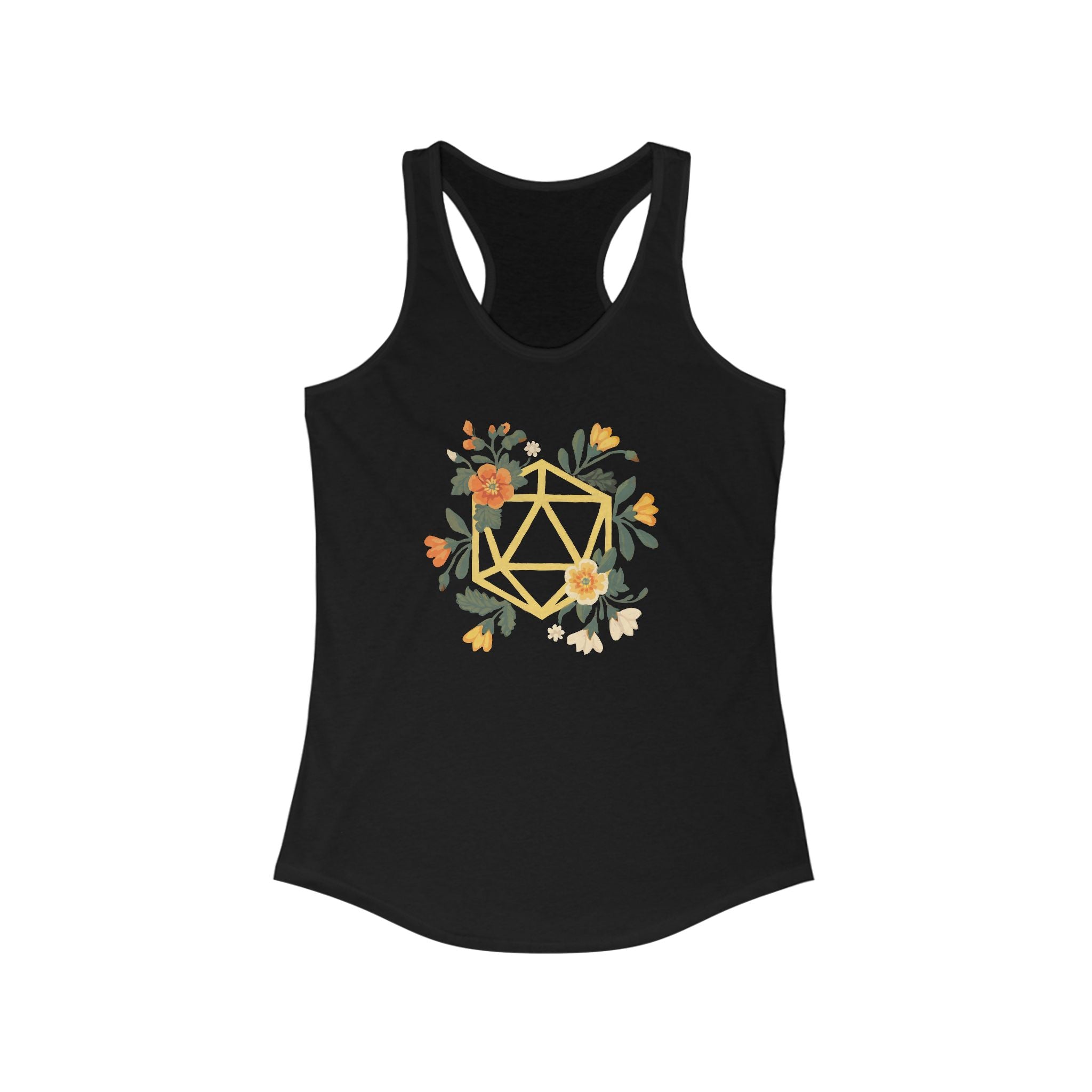 Flower Polyhedron - Women's Racerback Tank
