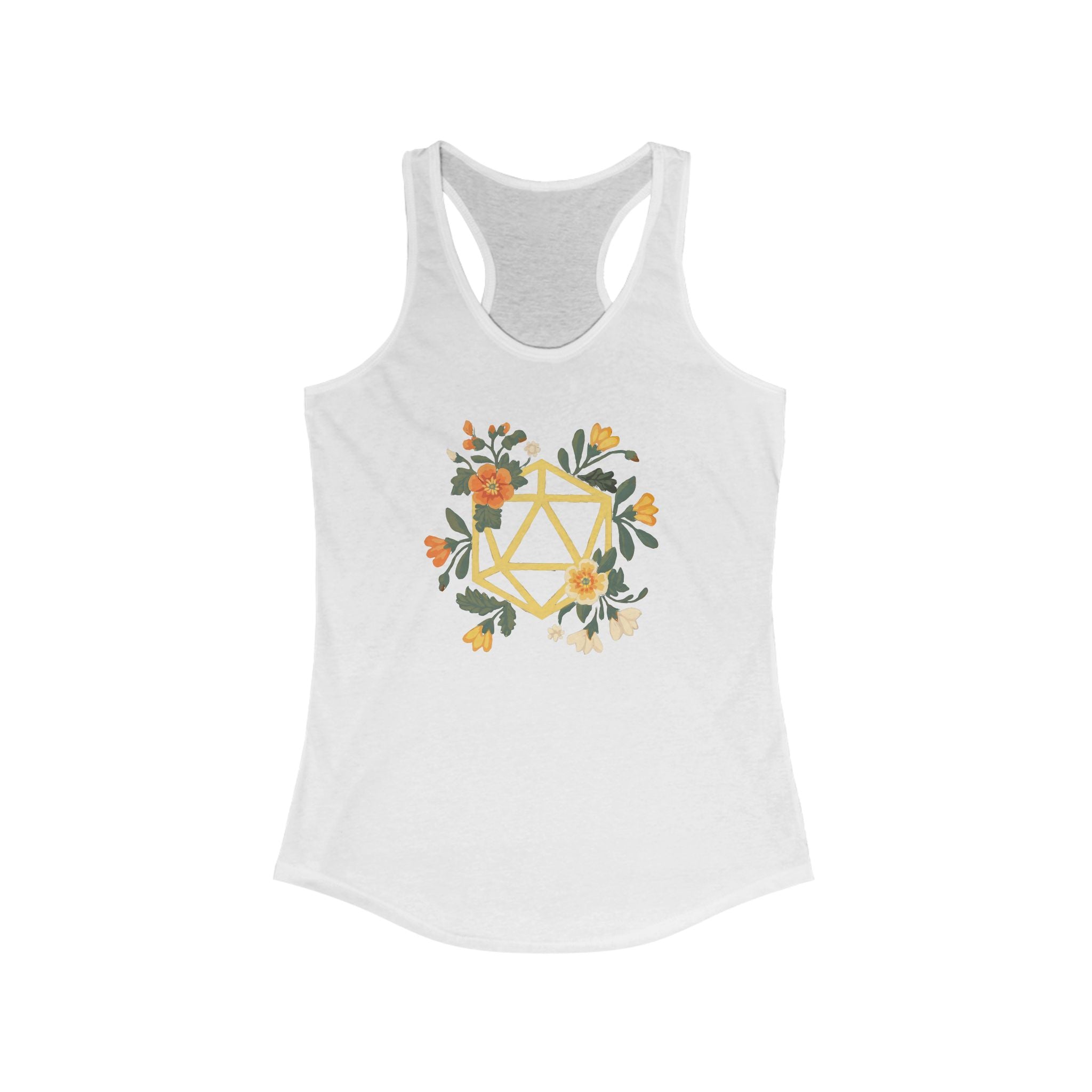 Flower Polyhedron - Women's Racerback Tank
