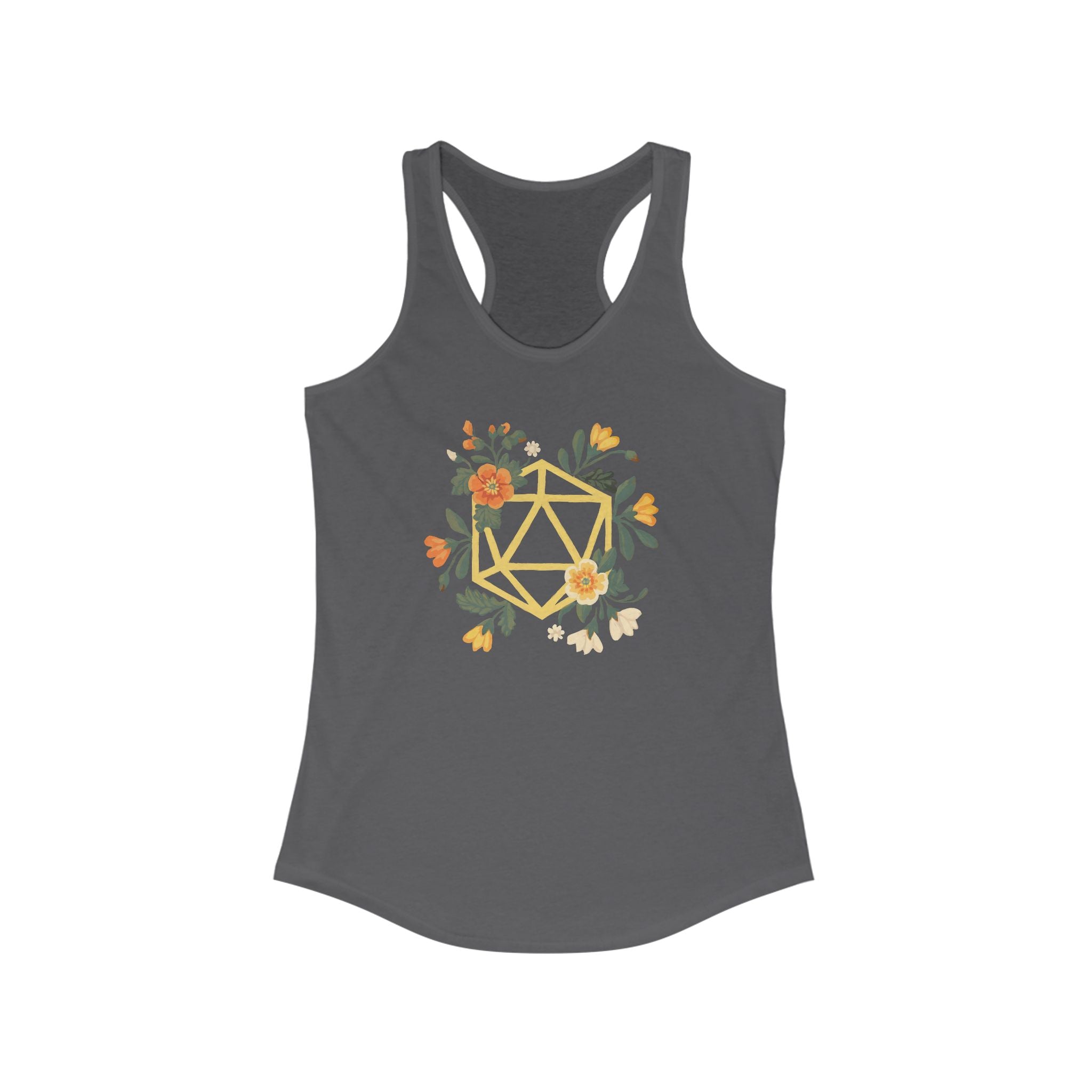 Flower Polyhedron - Women's Racerback Tank