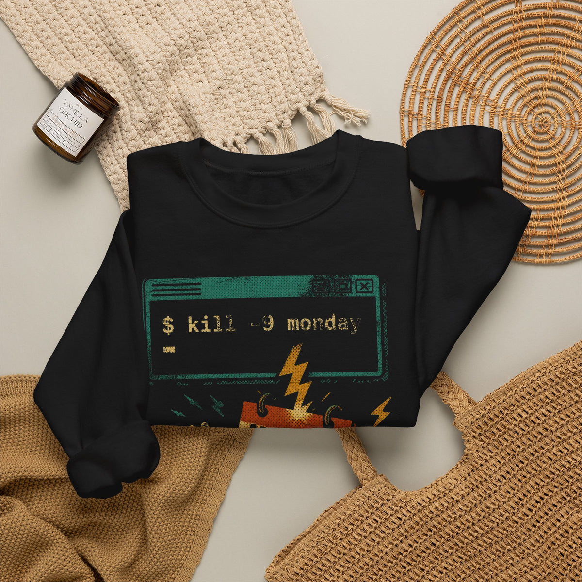 kill -9 Monday Sweatshirt