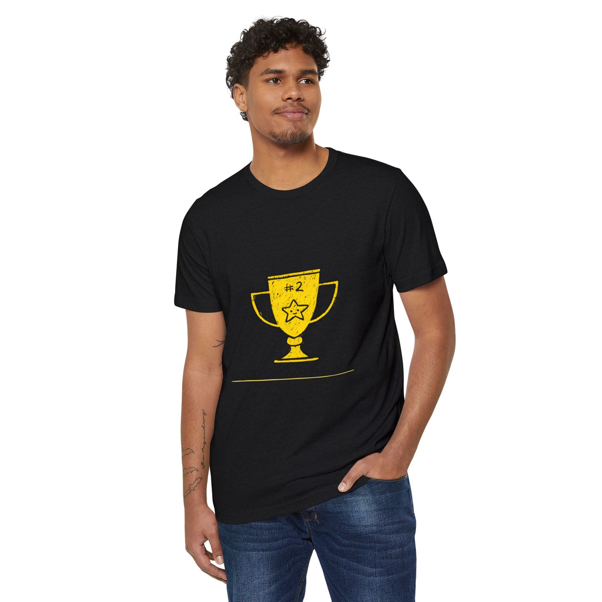 Proud Second Place Trophy Recycled Organic Tee