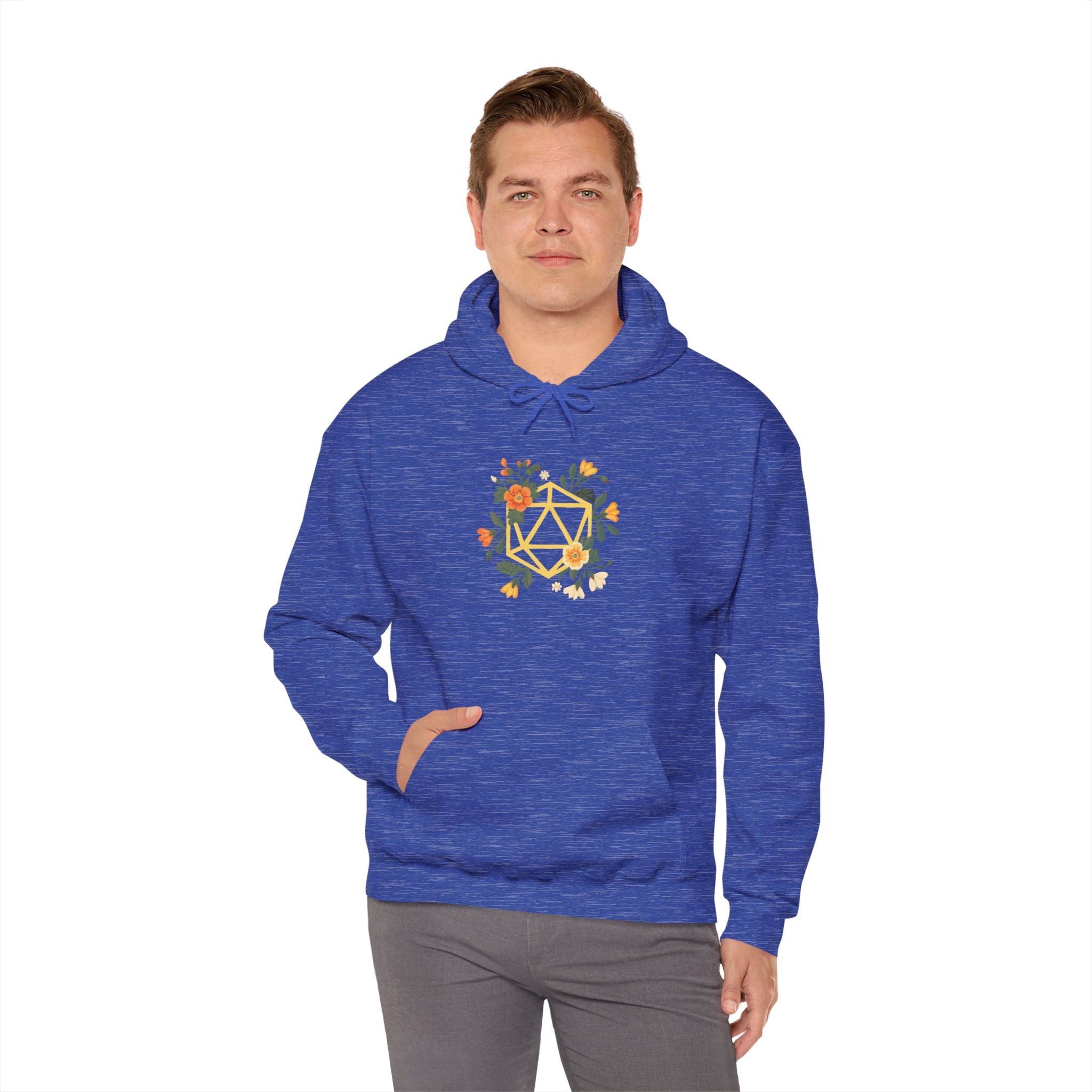 Flower Polyhedron - Hooded Sweatshirt
