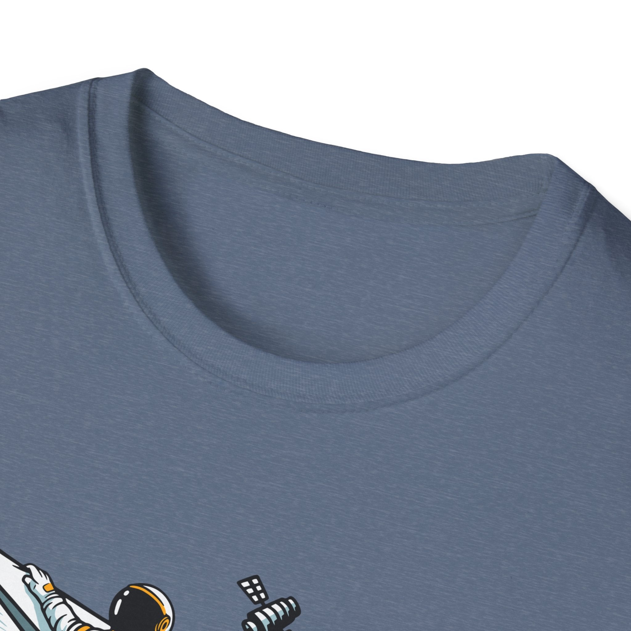 Astronauts Flying On Paper Ships - T Shirt