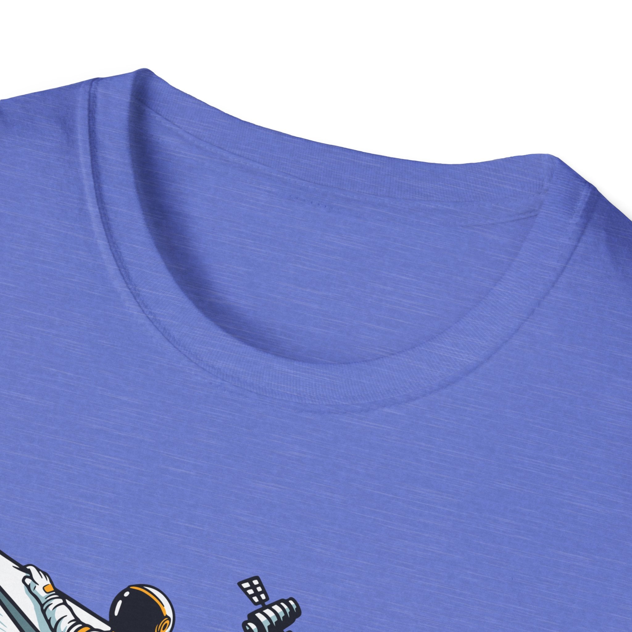 Astronauts Flying On Paper Ships - T Shirt