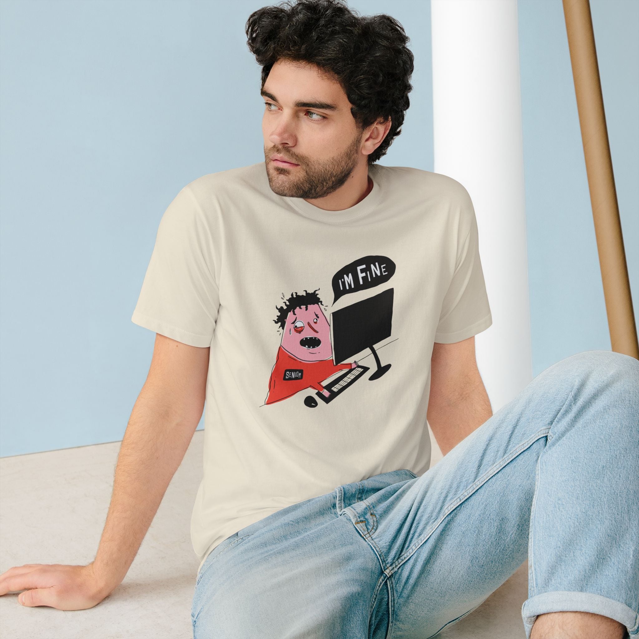ImFineTshirt-PR T-shirt - Organic T-shirt