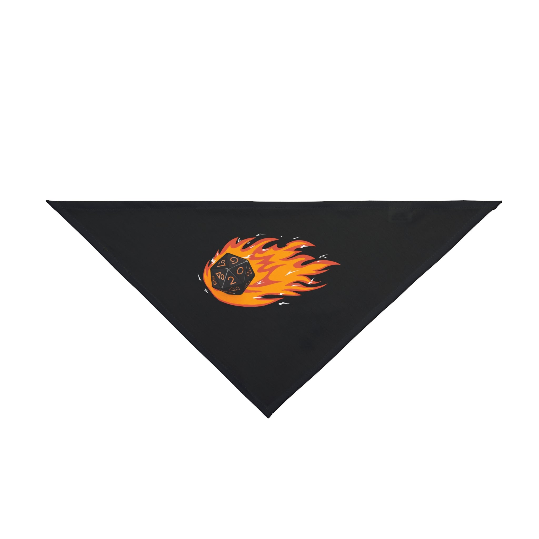 Polyhedral Dice On Fire - Pet Bandana