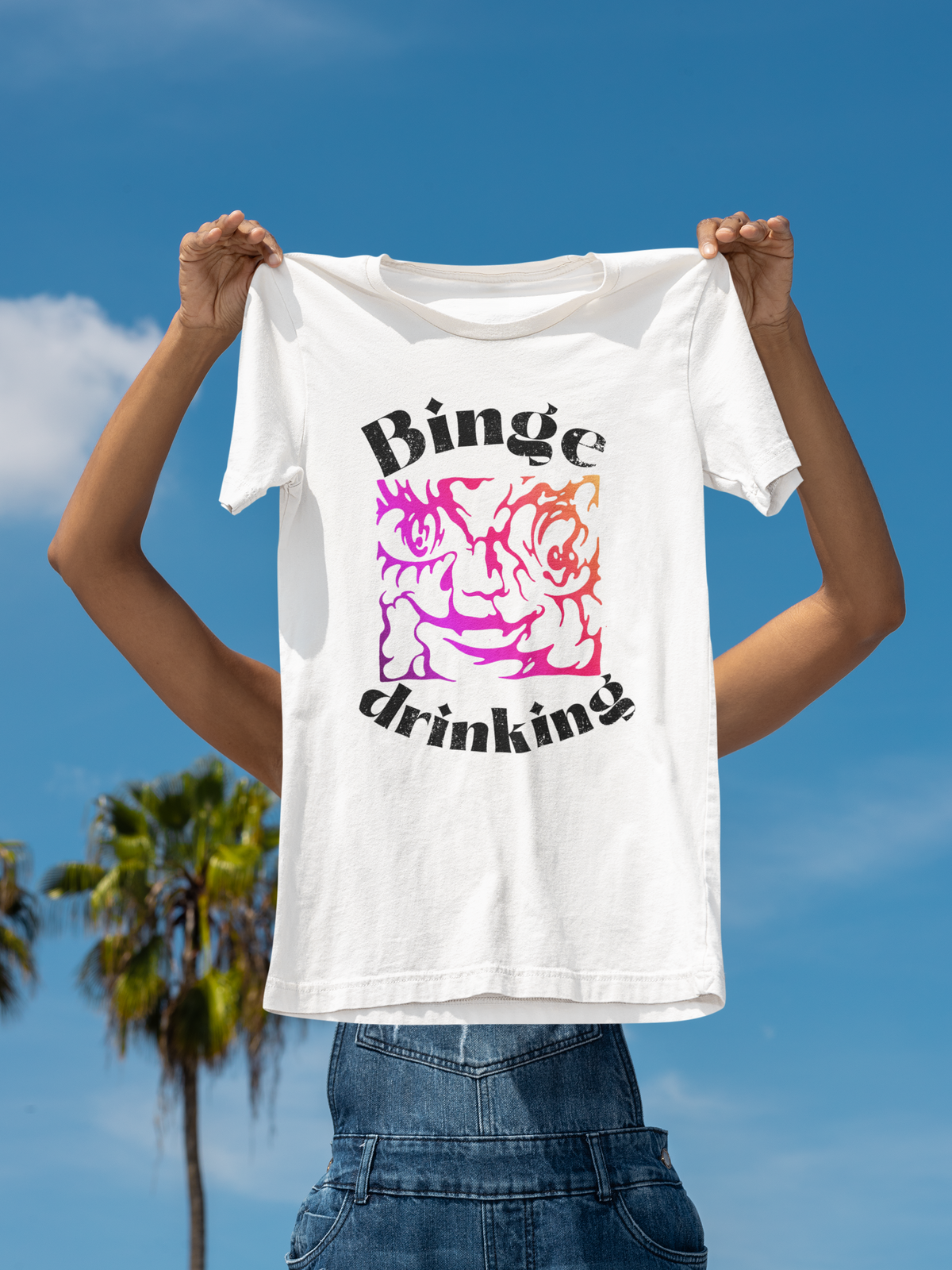 Binge Drinking T-Shirt | Funny Humor Tee | Geekpsters