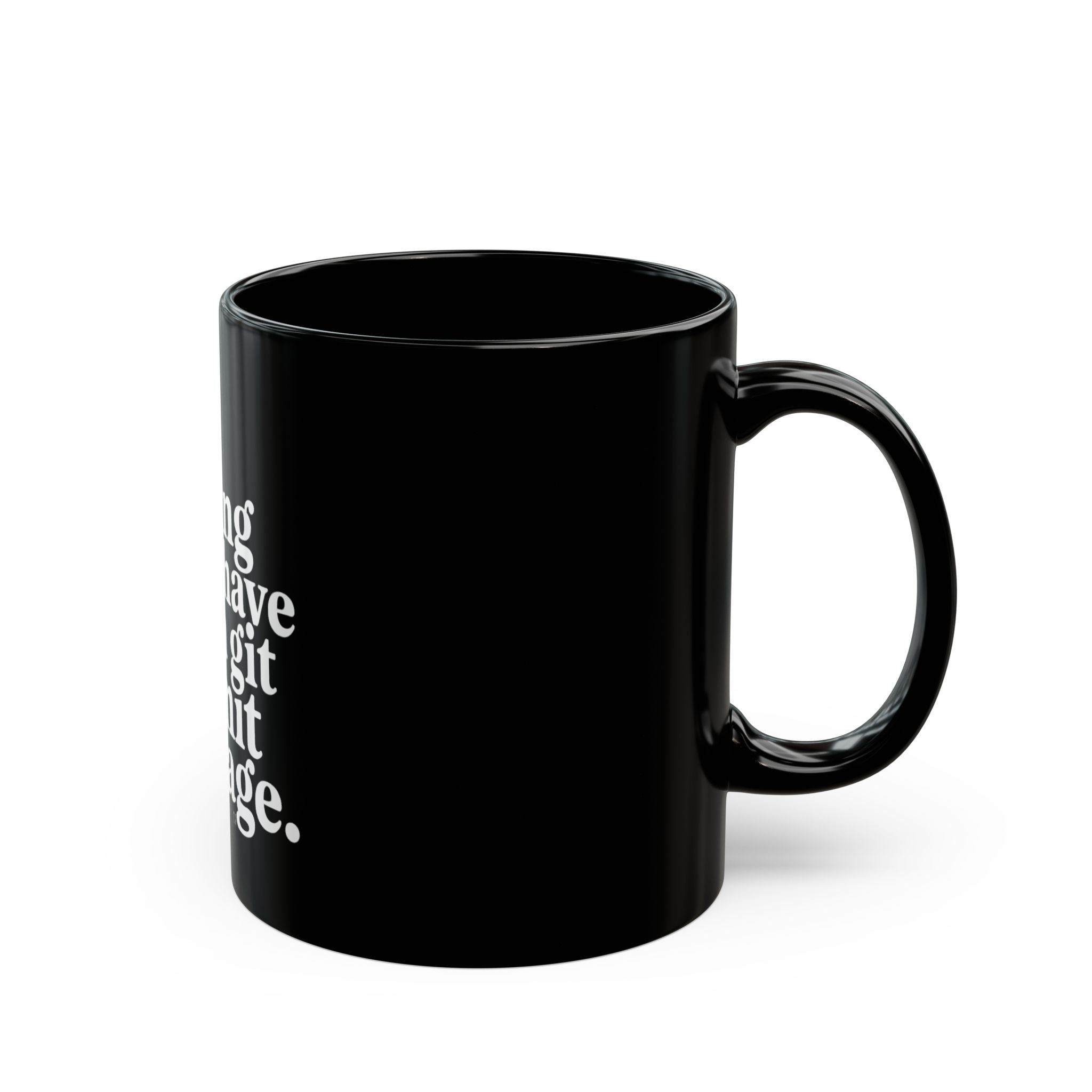 This meeting could have been a git commit White - Black Mug