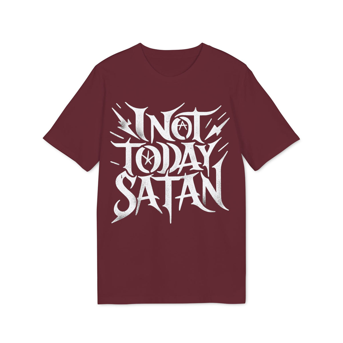 Not Today Satan Organic Tee