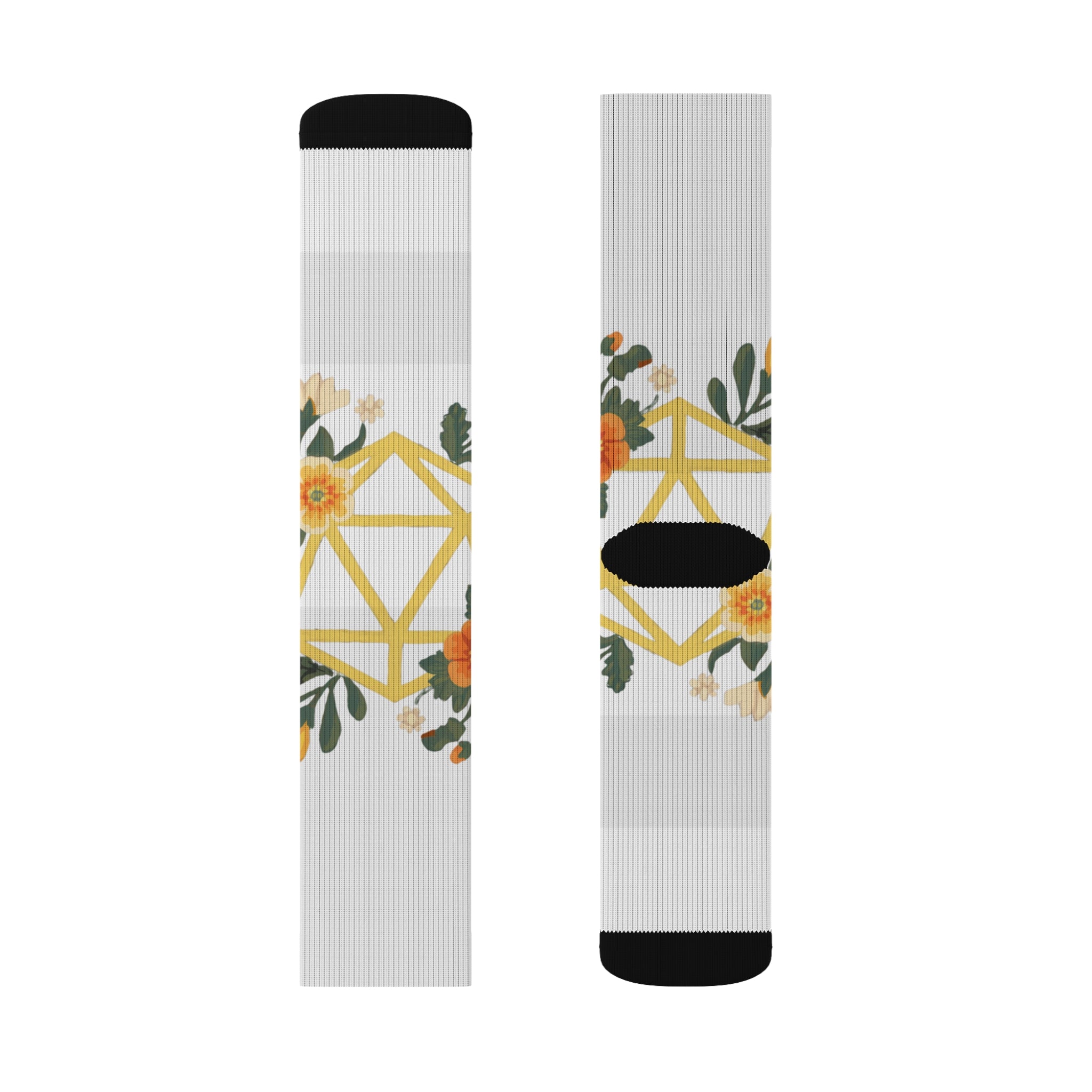 Floral Polyhedron - Socks