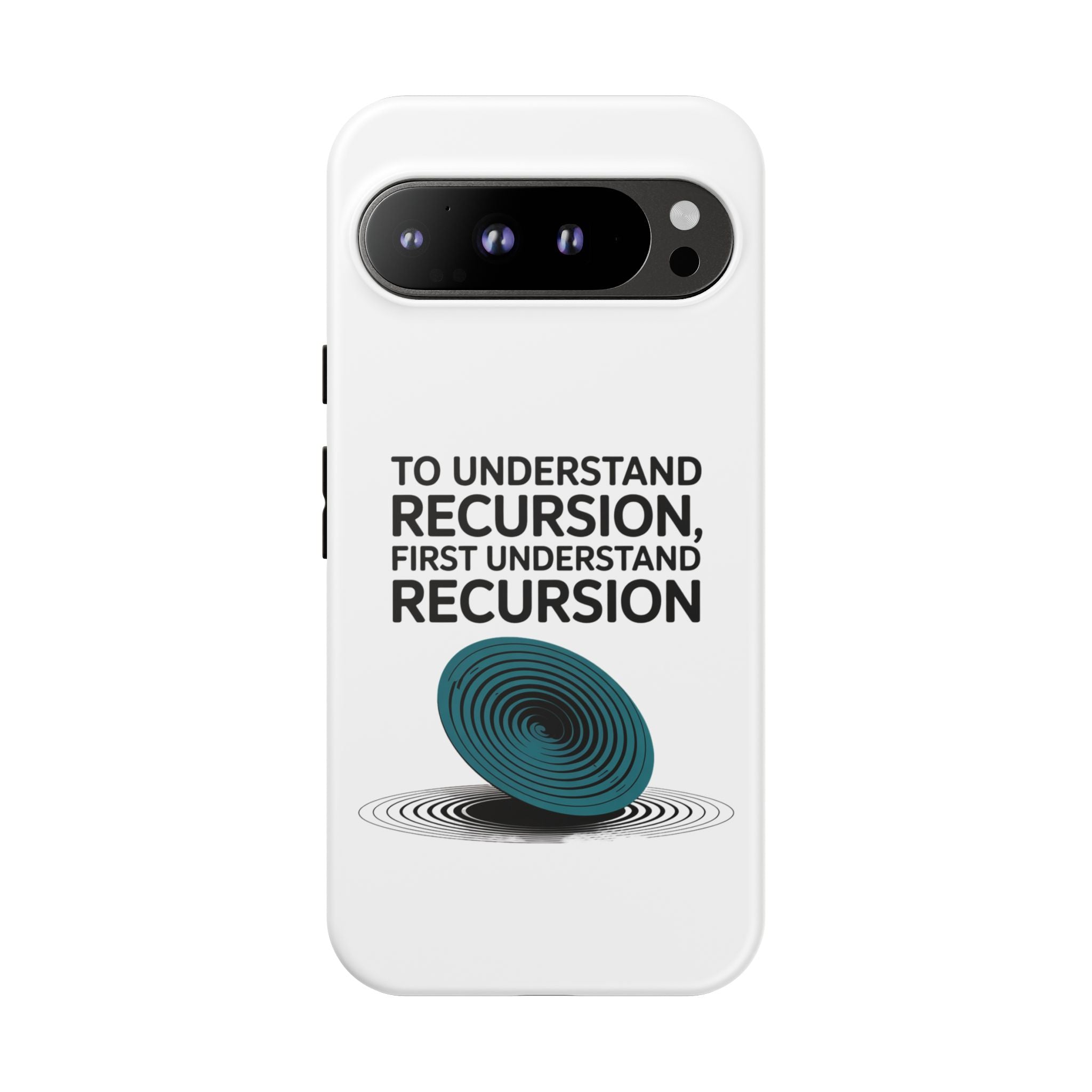 Recursion Black- Impact-Resistant Phone Case