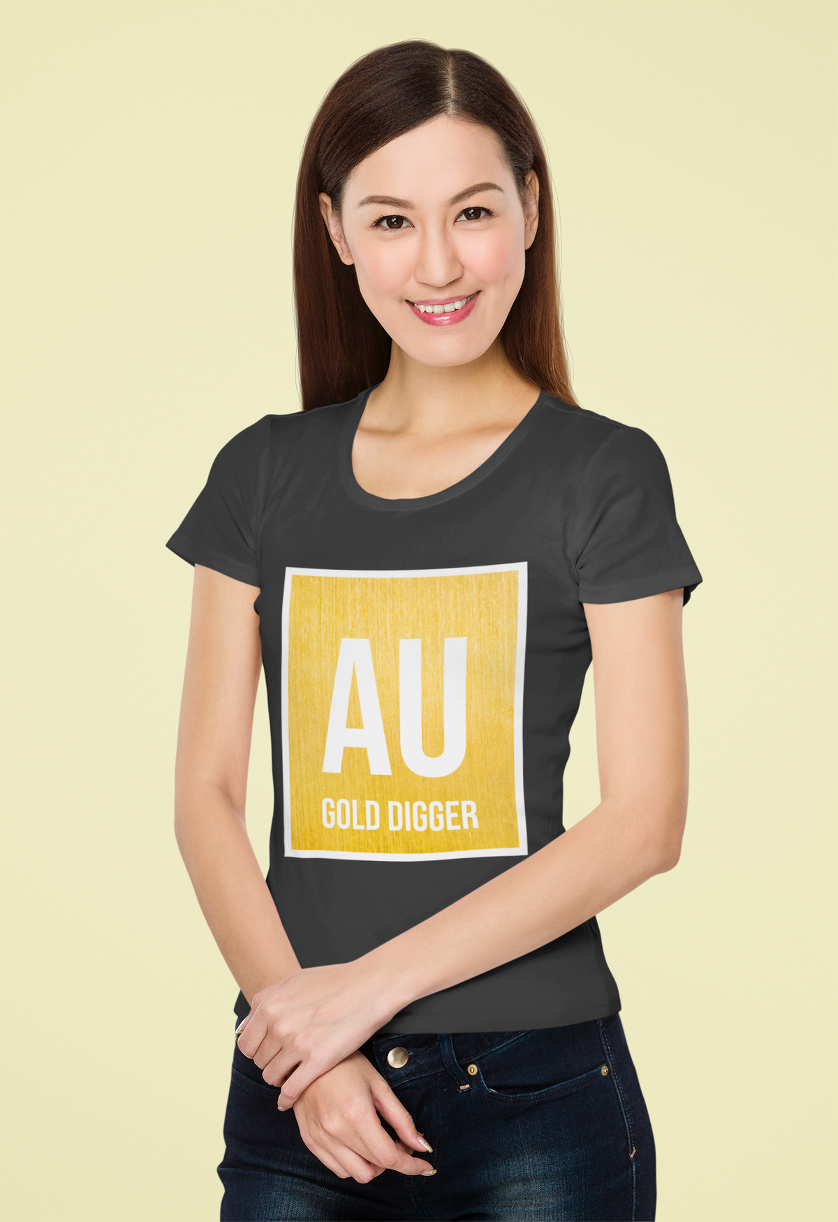 AU Gold Digger T-Shirt | Funny Chemistry Pun Tee | Periodic Table Science Humor | Geekpsters