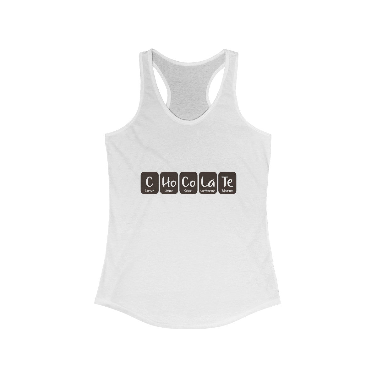 C-Ho-Co-La-Te - Women's Racerback Tank