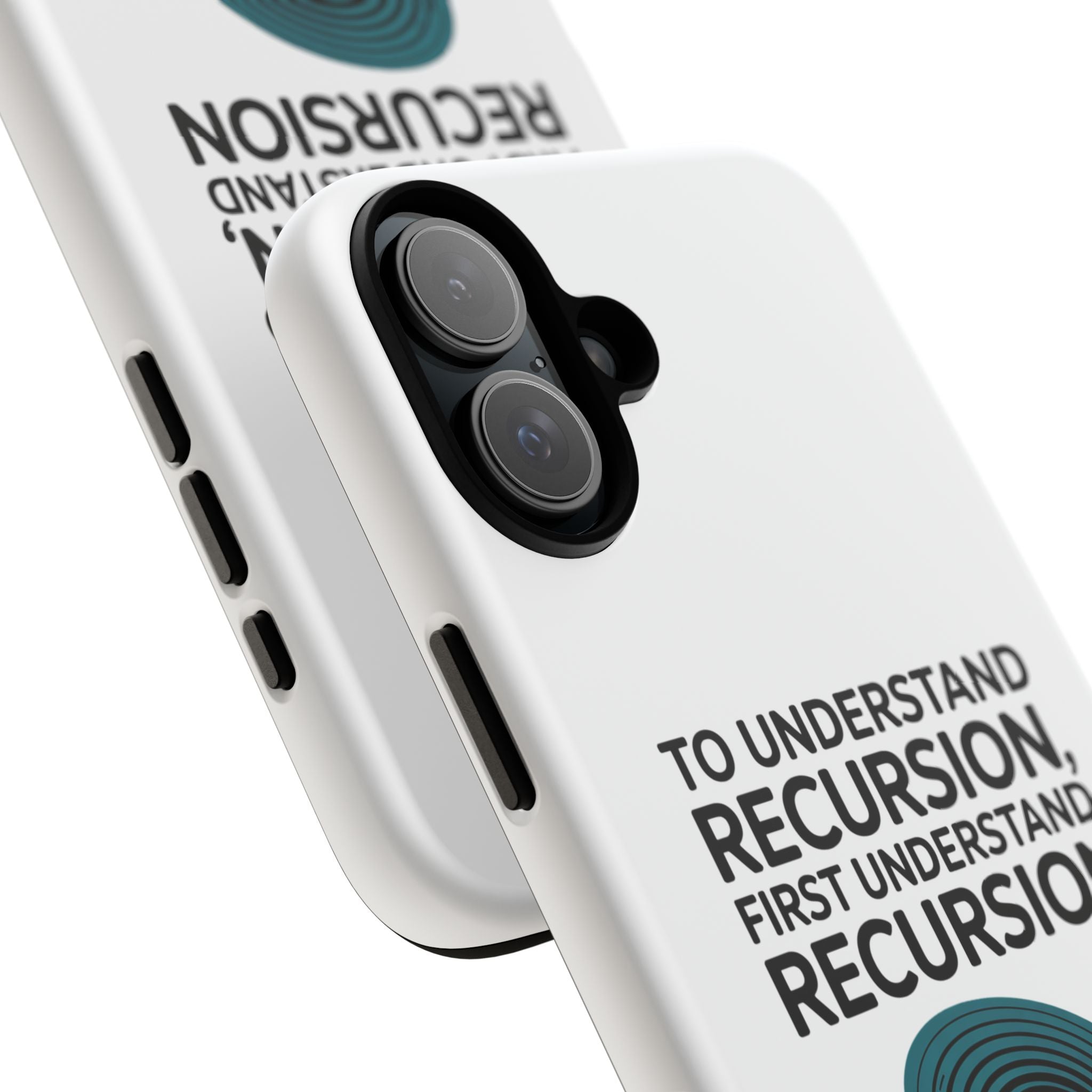 Recursion Black- Impact-Resistant Phone Case