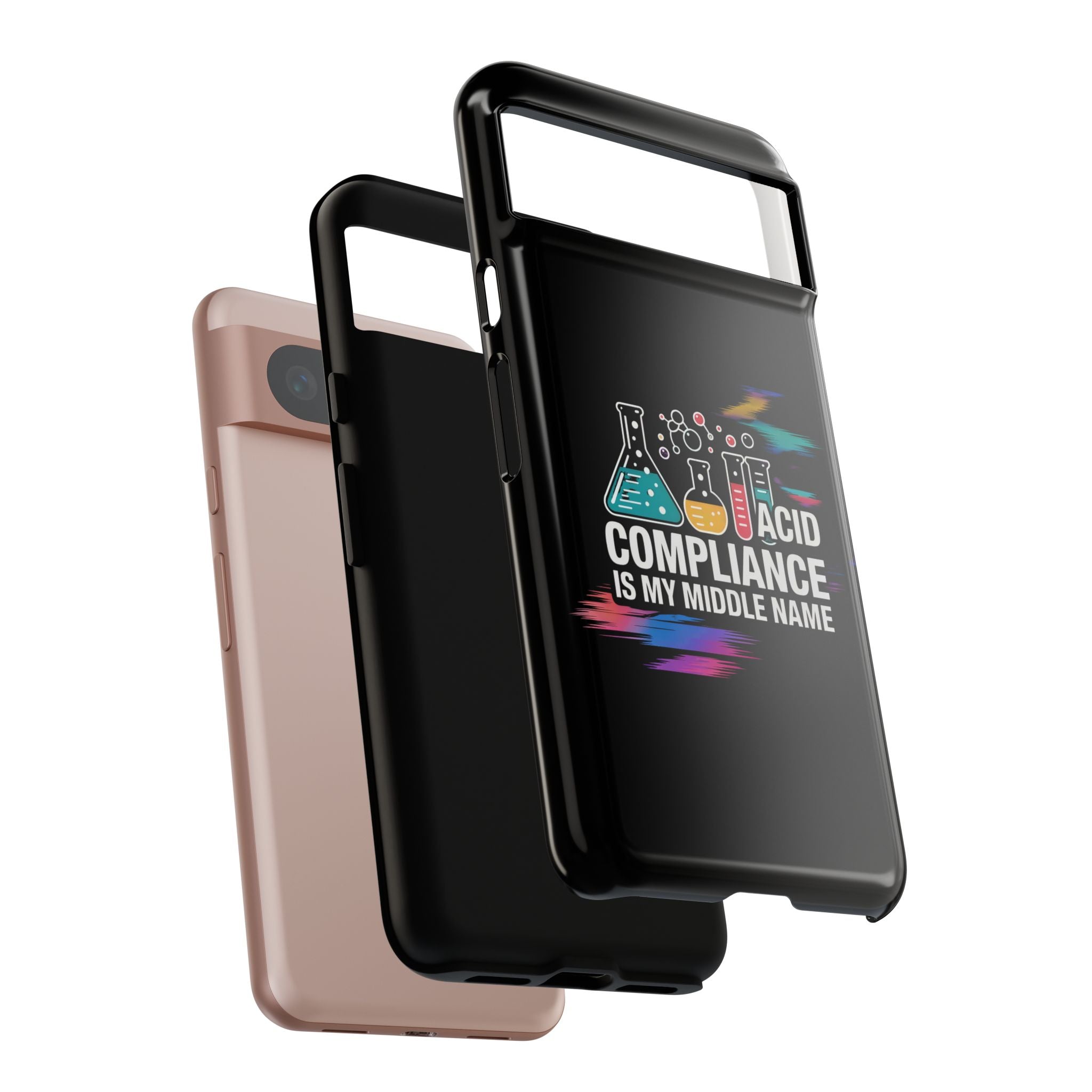 ACID Compliance Is My Middle Name- Impact-Resistant Phone Case