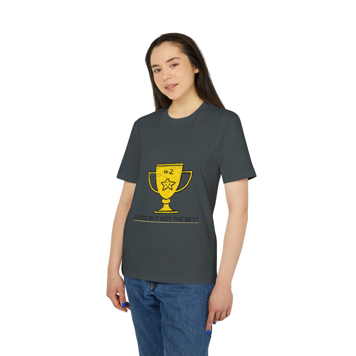 Proud Second Place Trophy Organic Tee