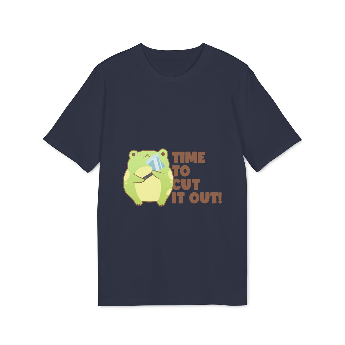 Time to Cut It Out Frog Organic Tee