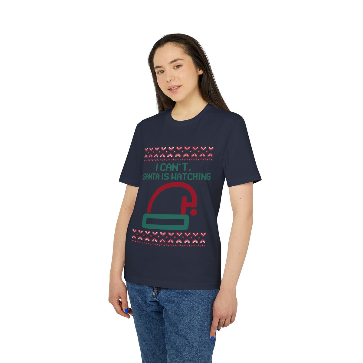 I Can't, Santa Is Watching Organic Tee