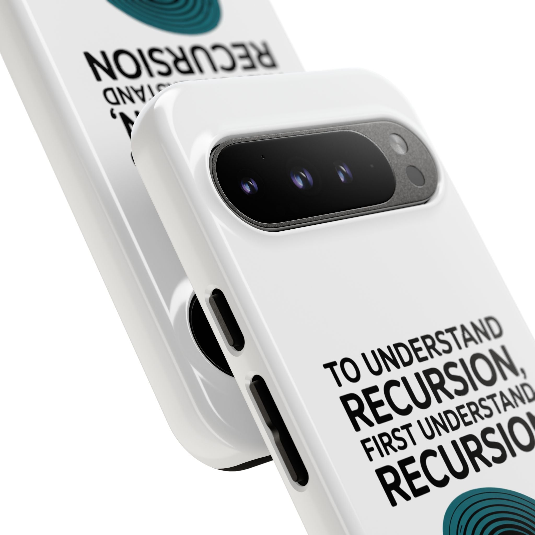 Recursion Black- Impact-Resistant Phone Case