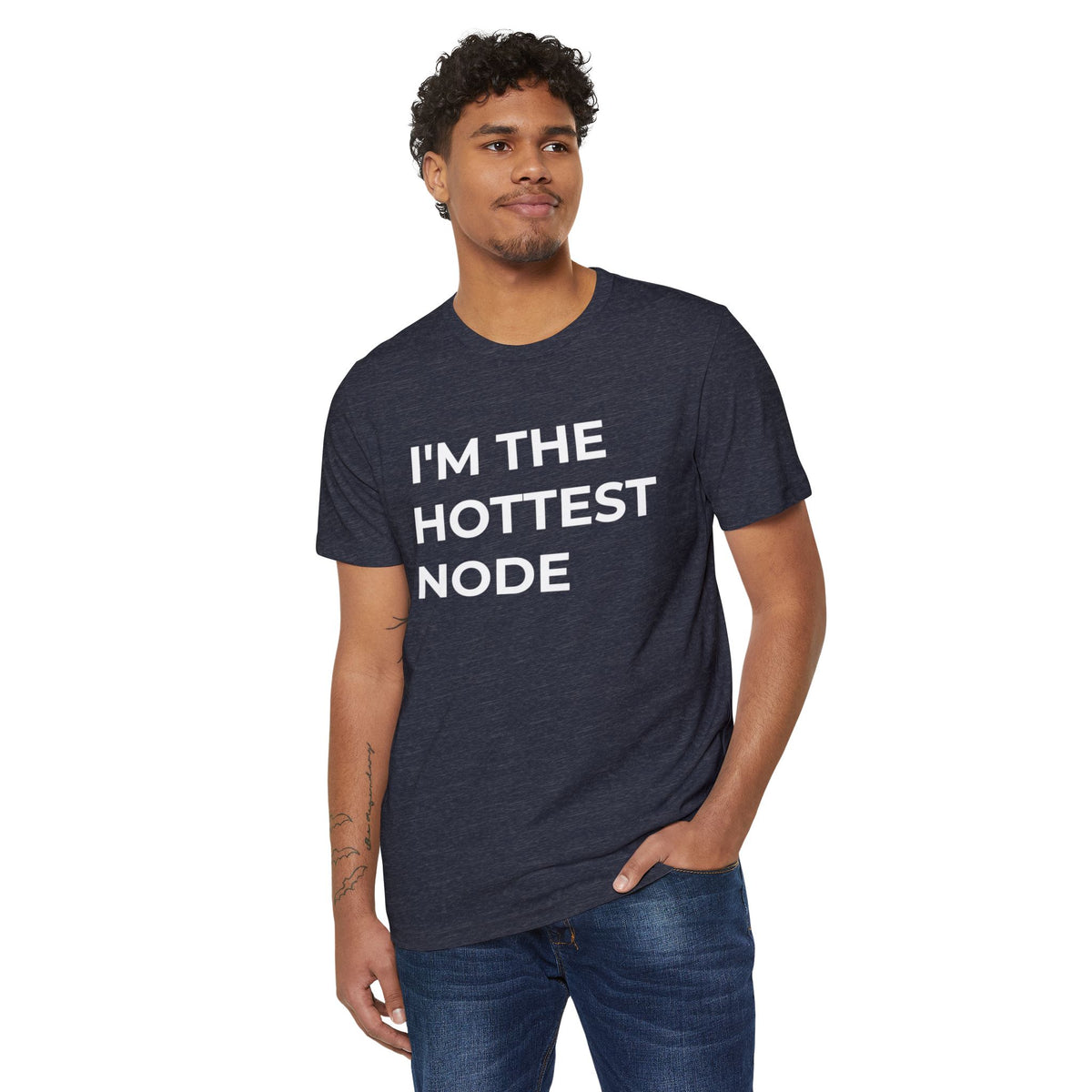 I'm the Hottest Node Recycled Organic Tee