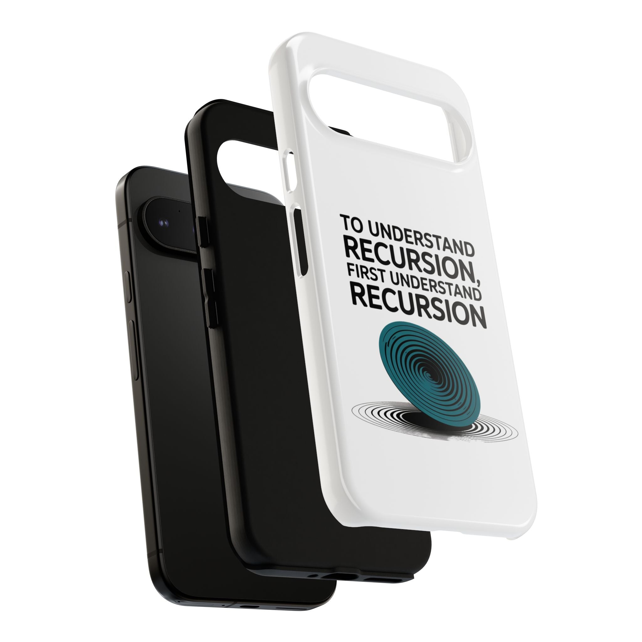 Recursion Black- Impact-Resistant Phone Case