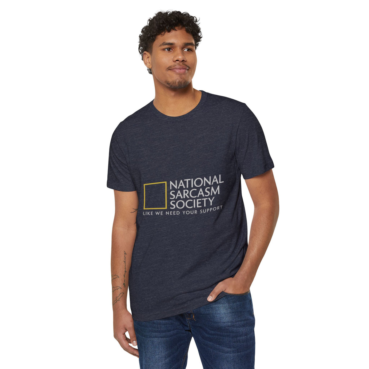 National Sarcasm Society Recycled Organic Tee