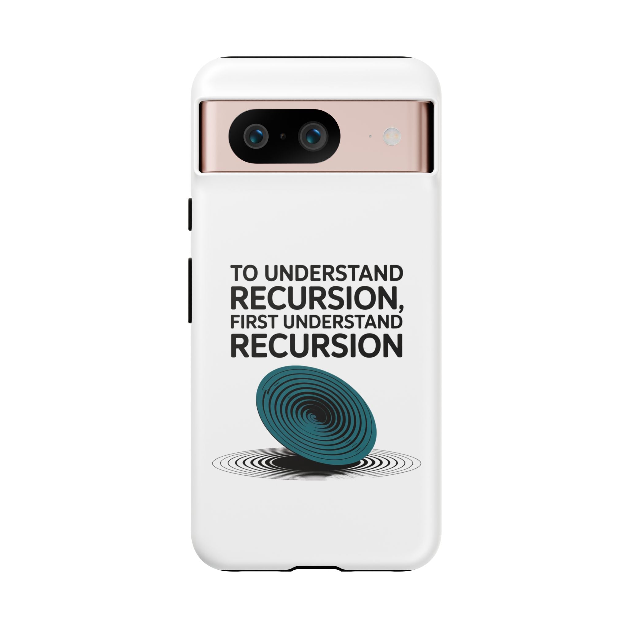 Recursion Black- Impact-Resistant Phone Case