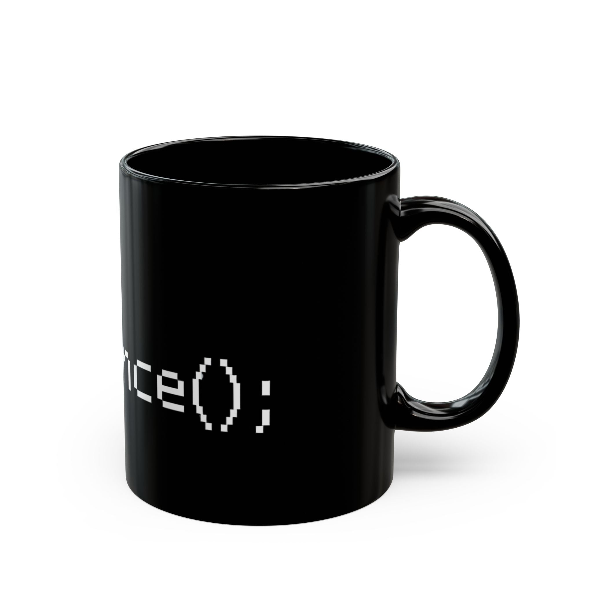 Void existence white - Black Mug