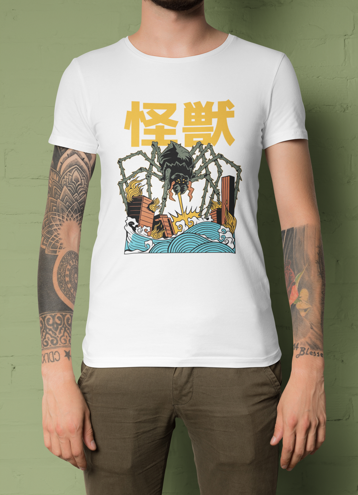 Kaiju Mega Spider T-Shirt | Monster Graphic Tee | Geekpsters
