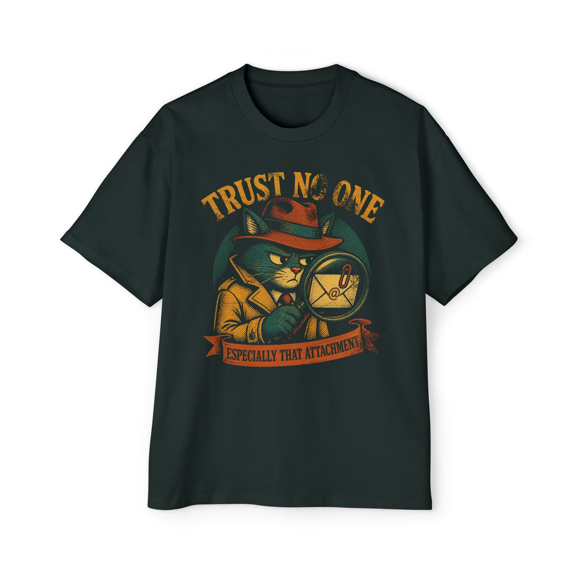 Trust No One, Especially That Attachment Oversized Tee