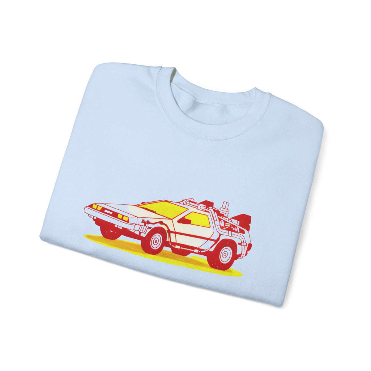 Retro Time Machine Car Sweatshirt