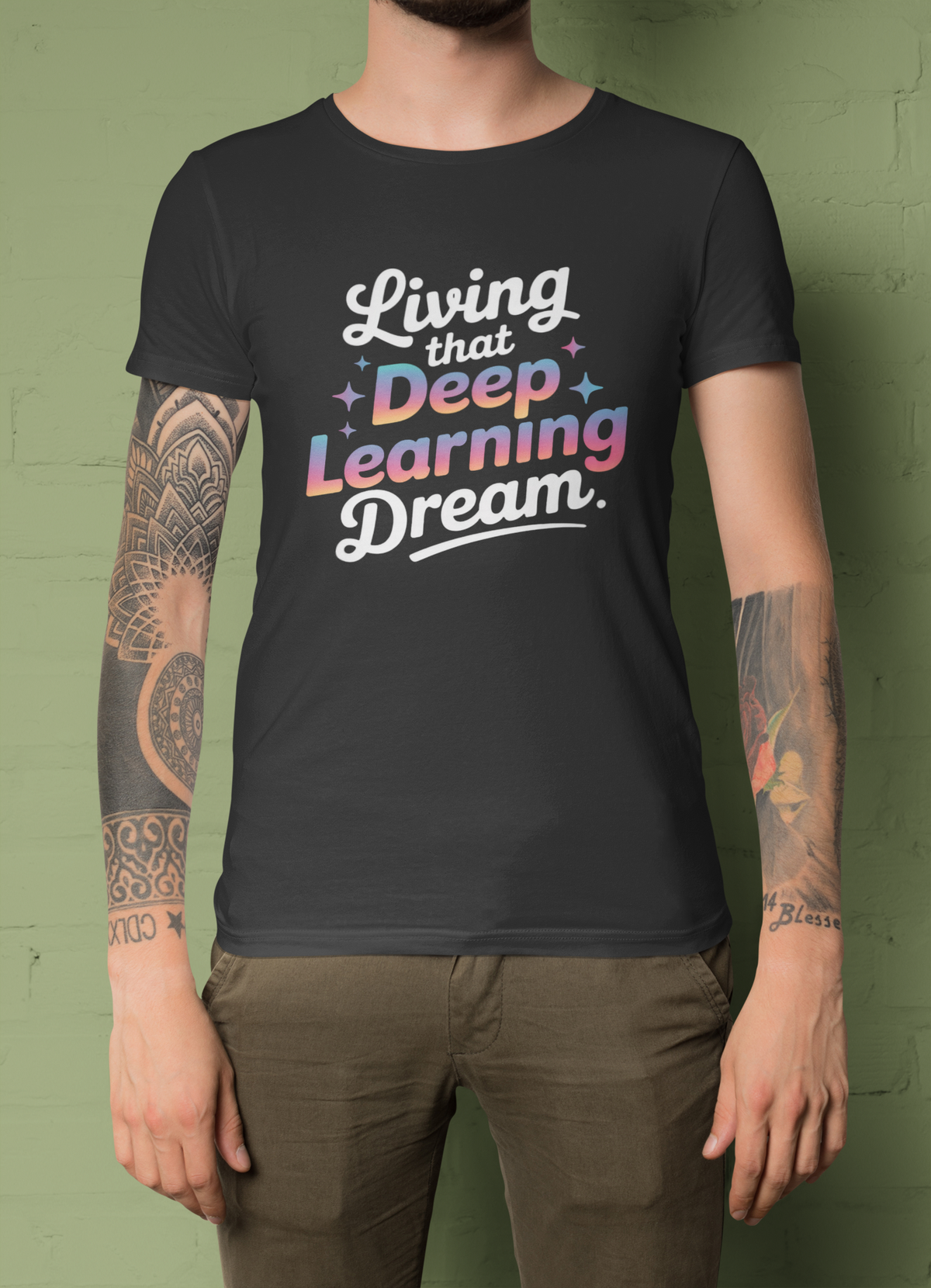 Living That Deep Learning Dream Tee | Geekpsters