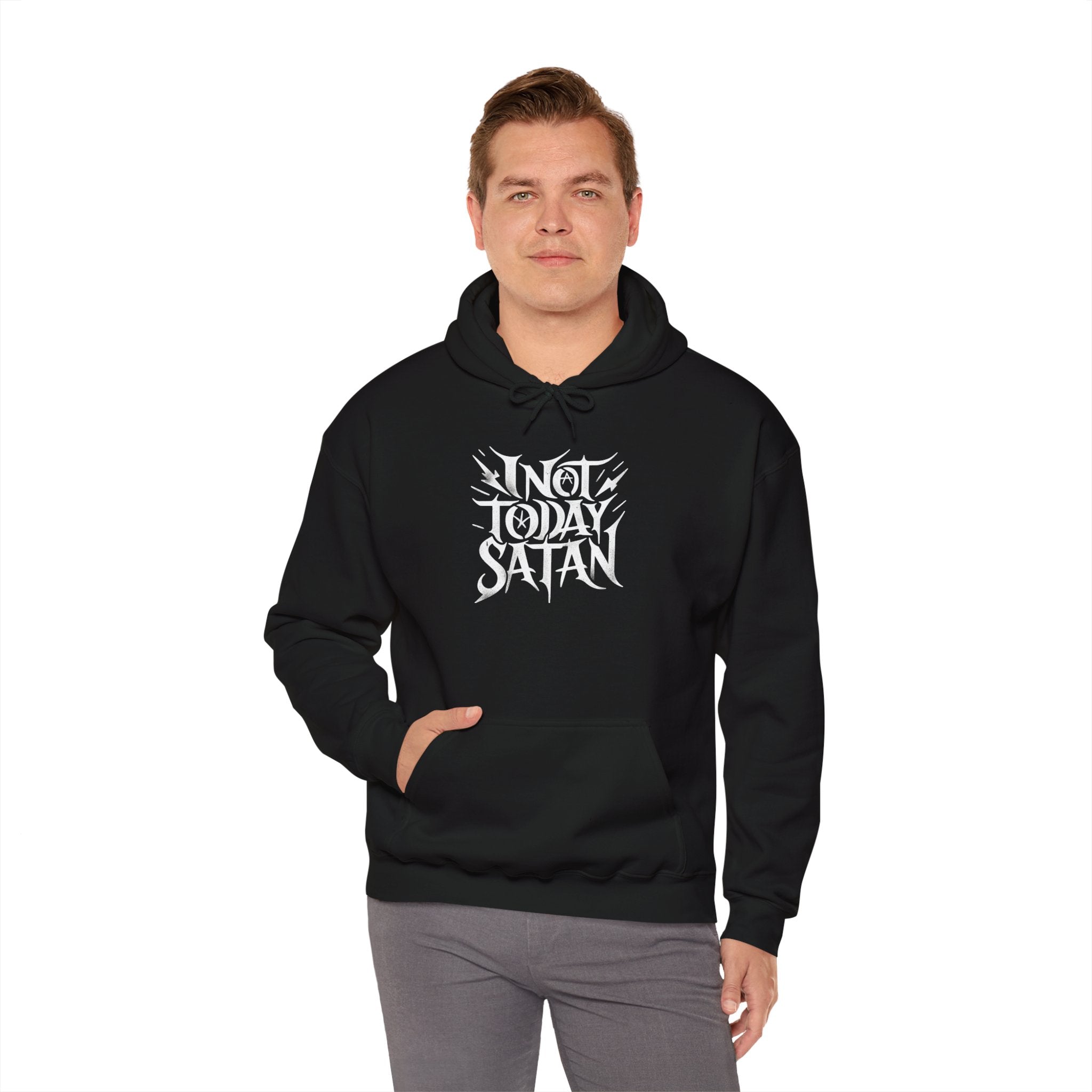 Not Today Satan - Hooded Sweatshirt