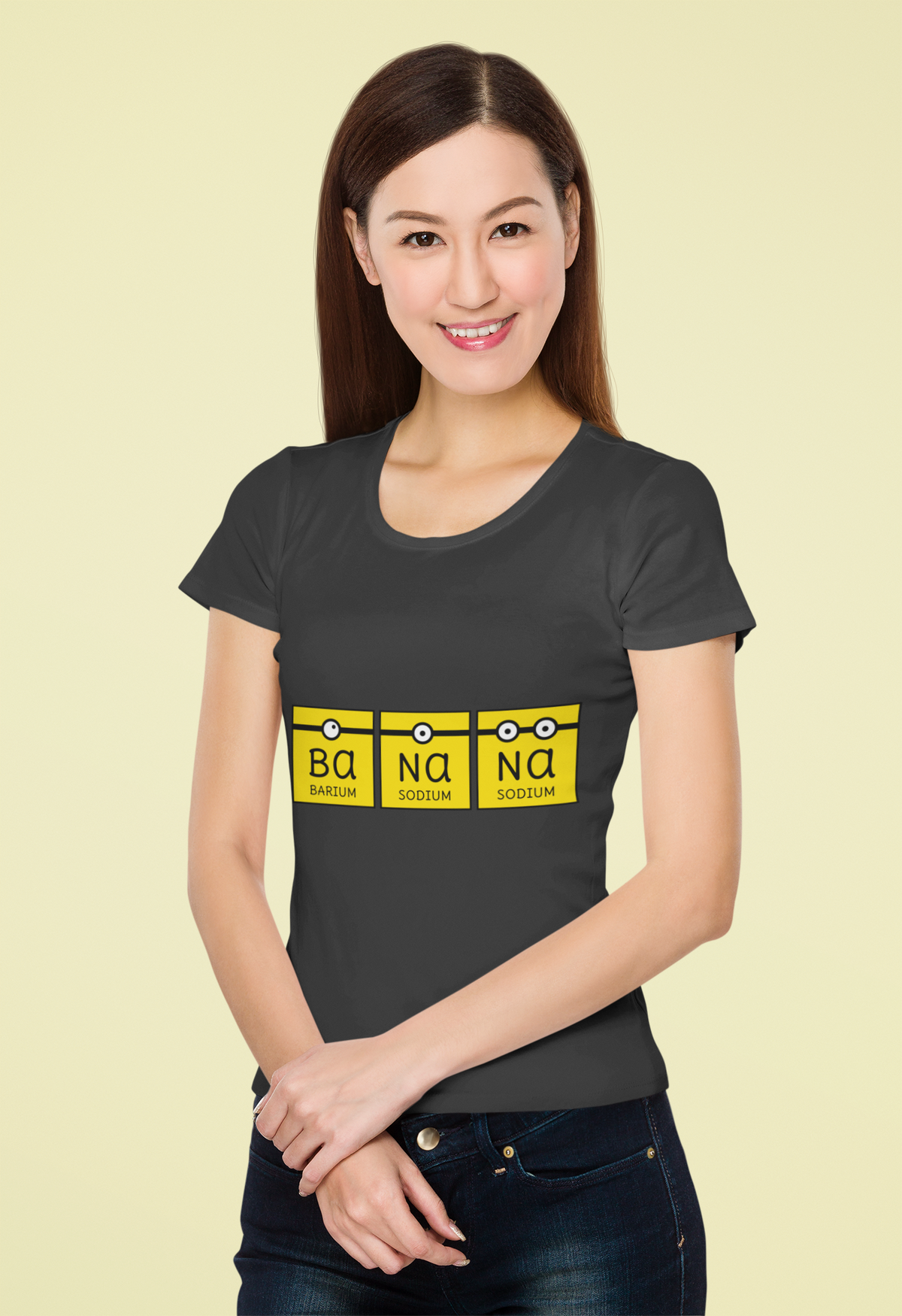 Ba-Na-Na T-Shirt | Funny Periodic Table Banana Tee | Science Pun Gift | Geekpsters