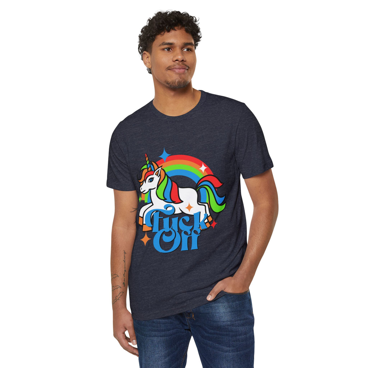 F*ck Off Unicorn Recycled Organic Tee