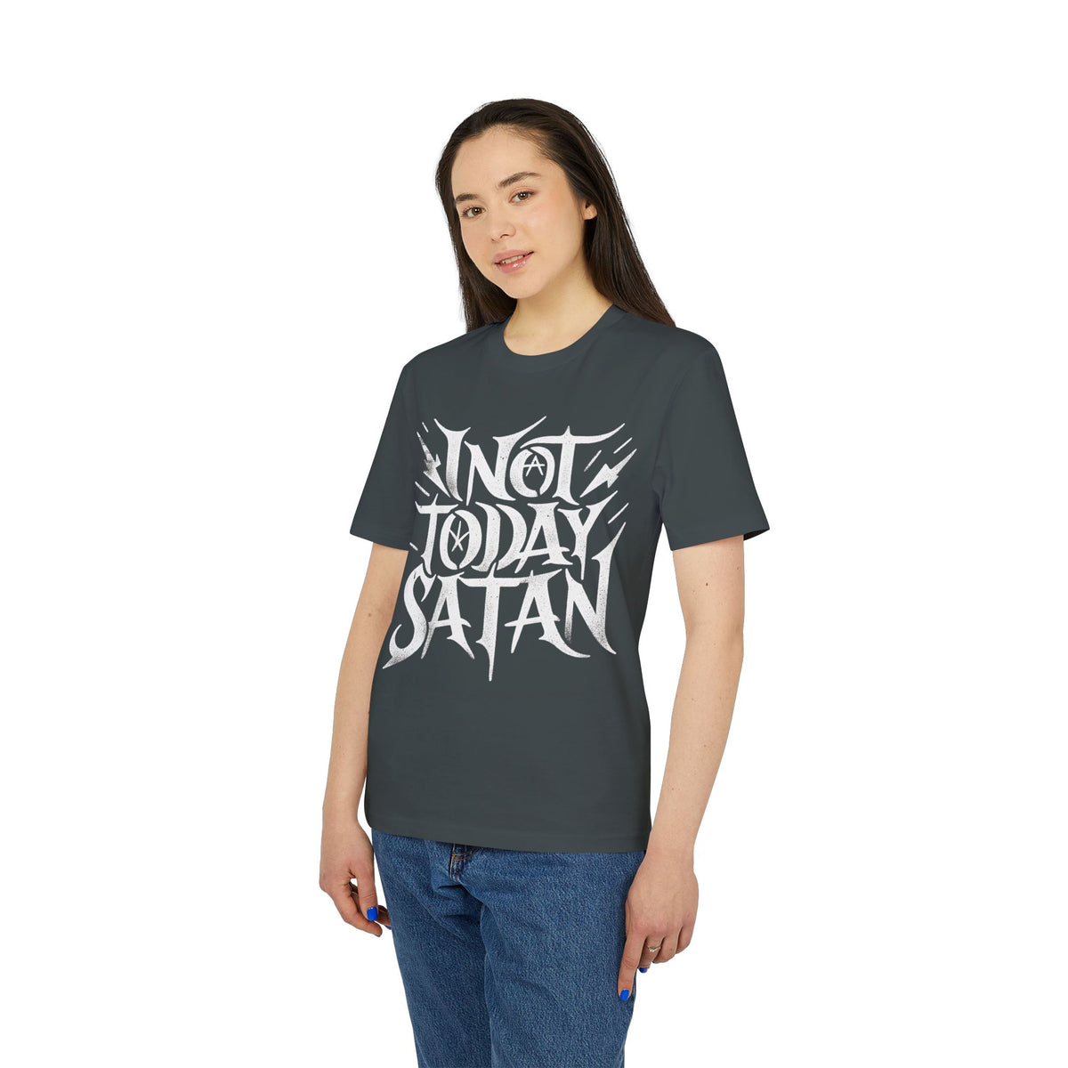 Not Today Satan Organic Tee