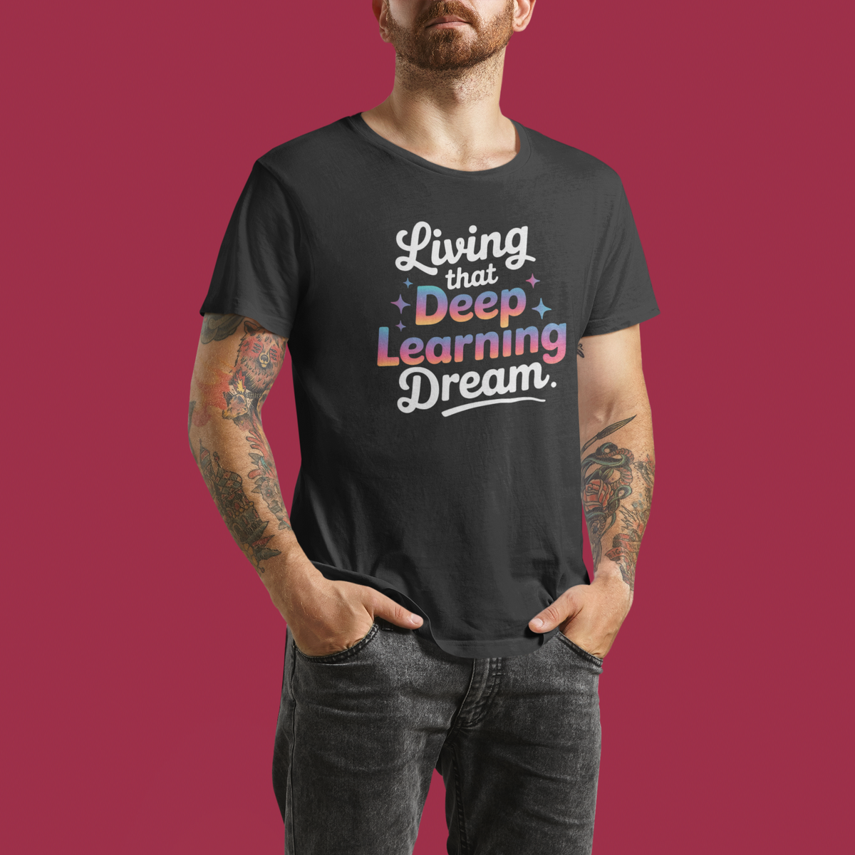 Living That Deep Learning Dream Tee | Geekpsters