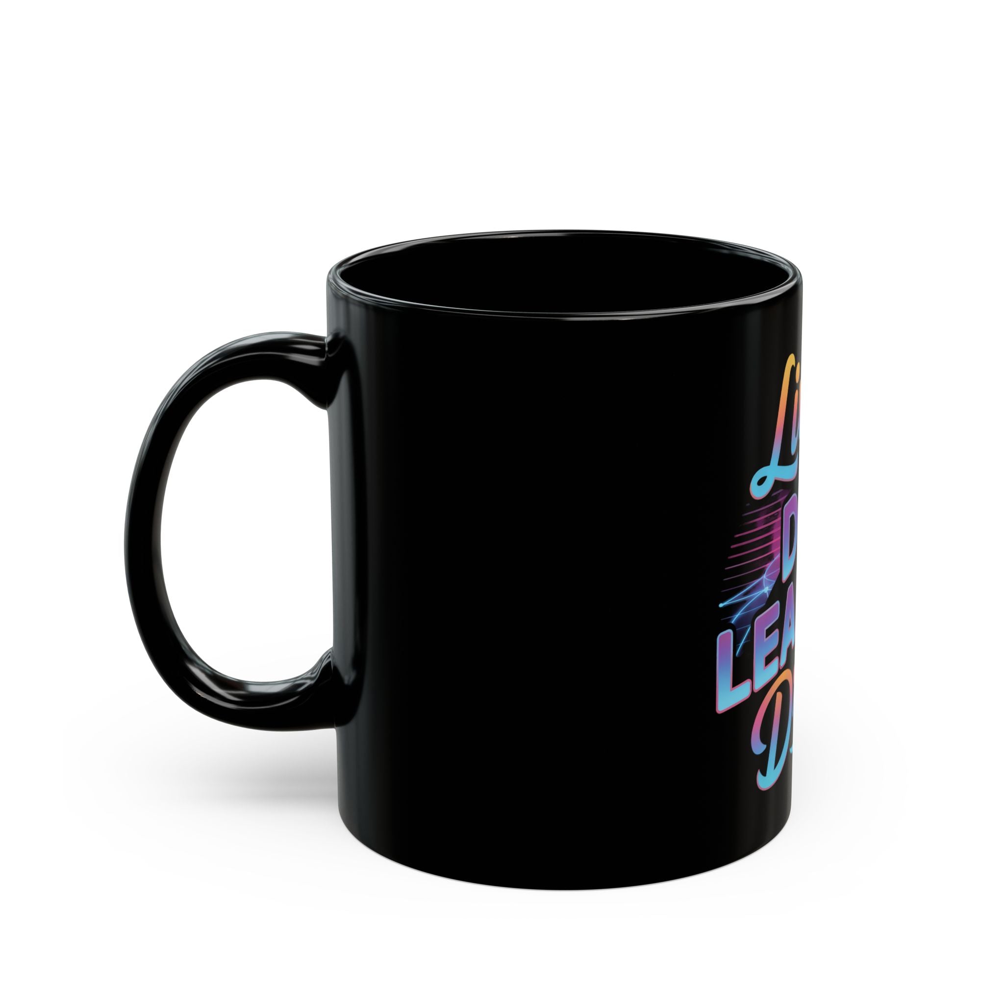 LIVING THAT DEEP LEARNING DREAM White - Black Mug