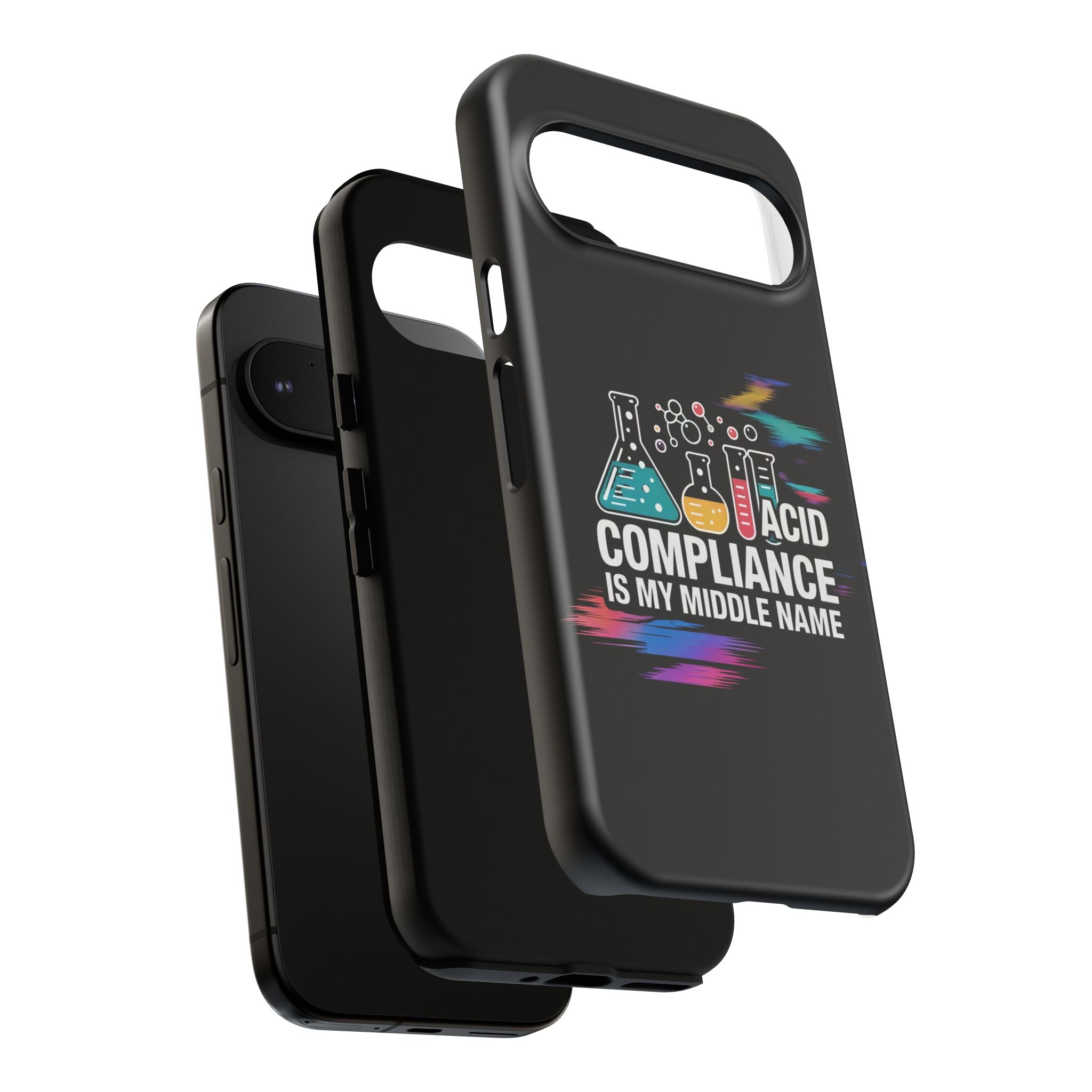 ACID Compliance Is My Middle Name- Impact-Resistant Phone Case