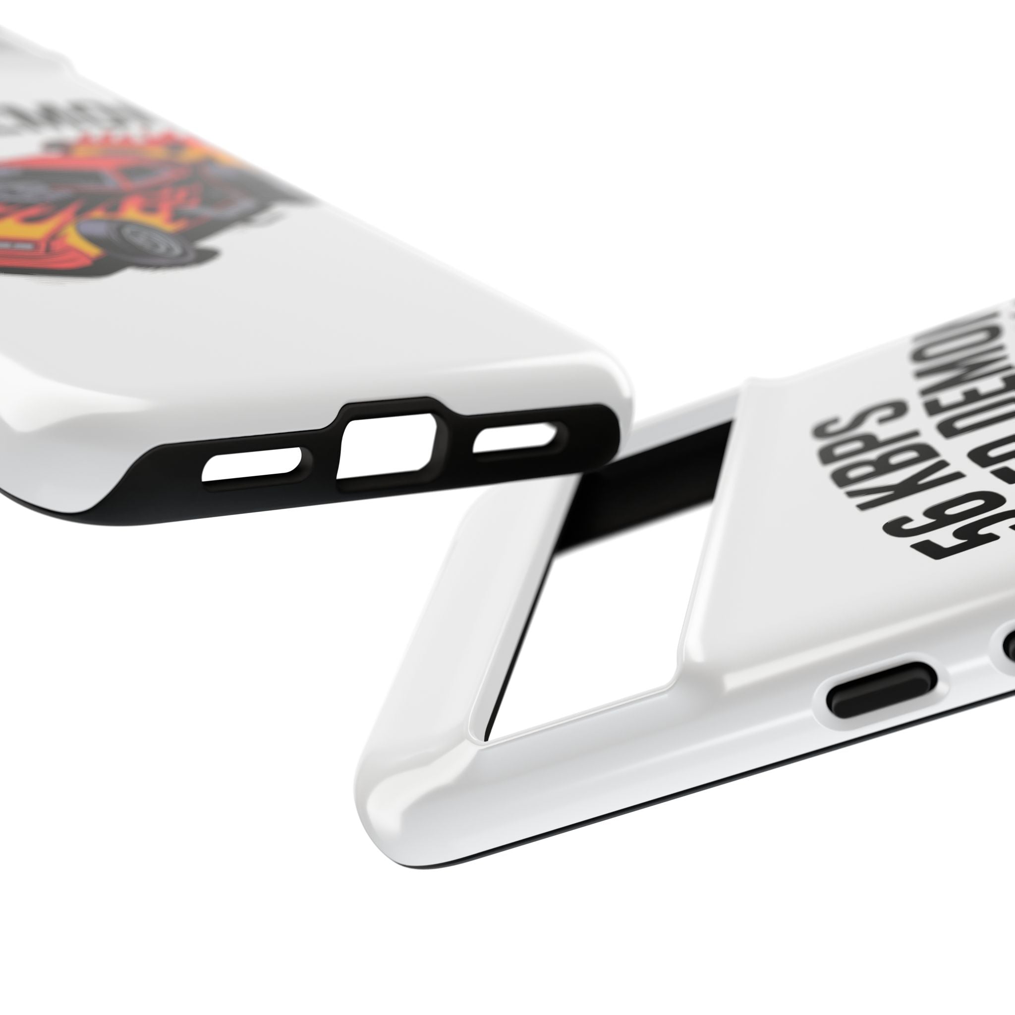 56 Kbps Speed Demon Black- Impact-Resistant Phone Case