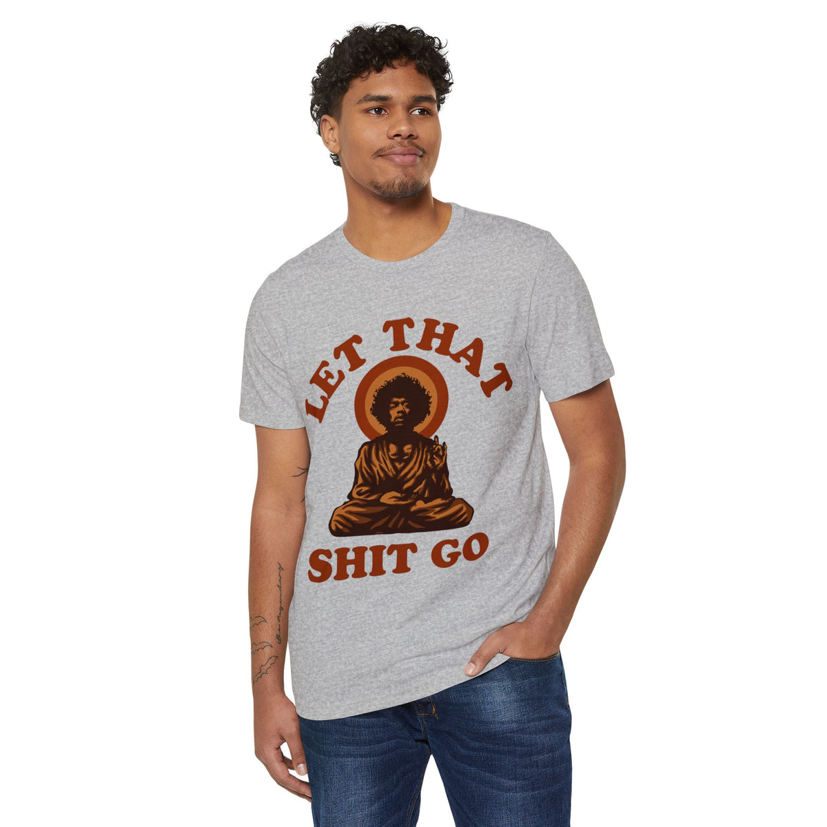 Let That Sh*t Go Meditation Recycled Organic Tee