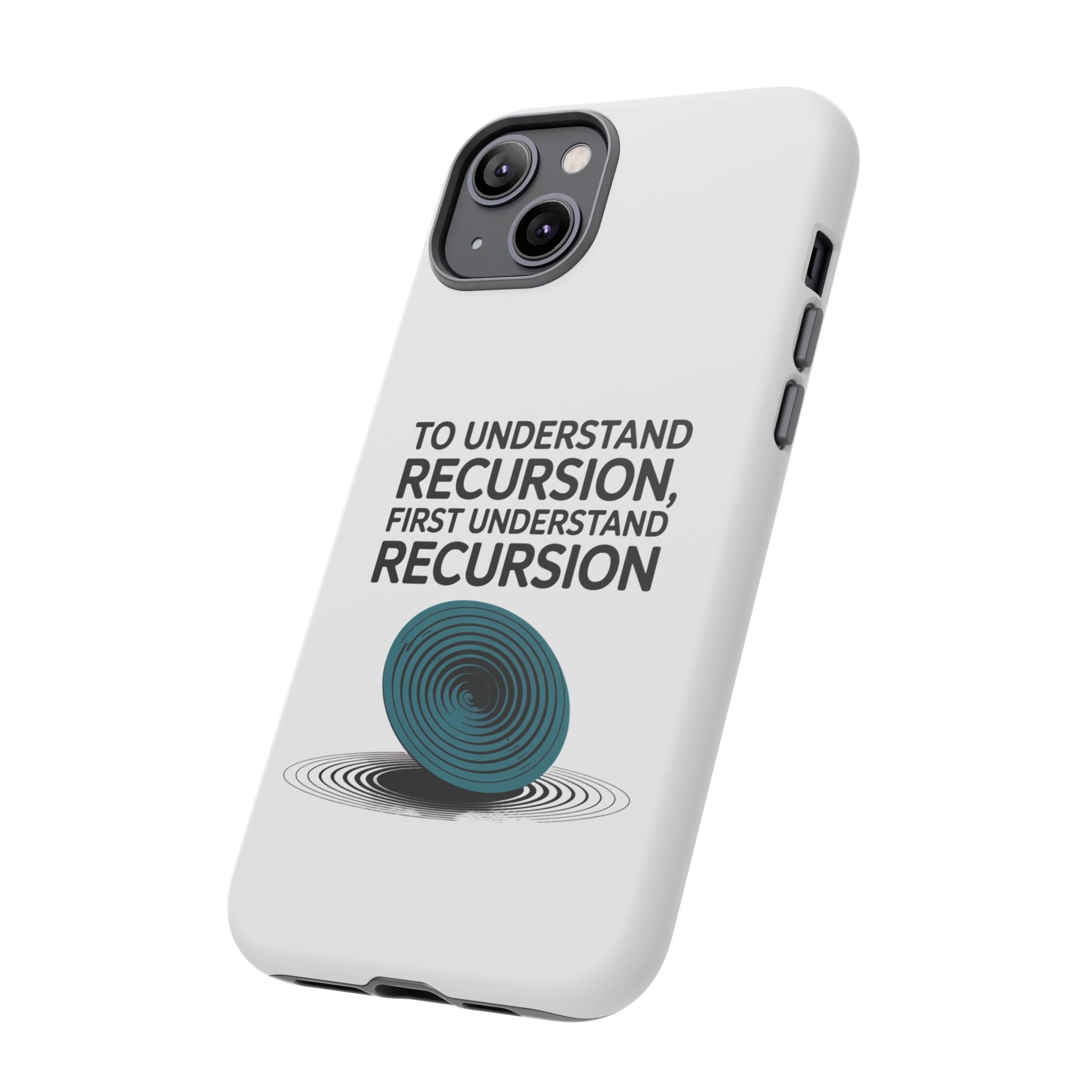 Recursion Black- Impact-Resistant Phone Case