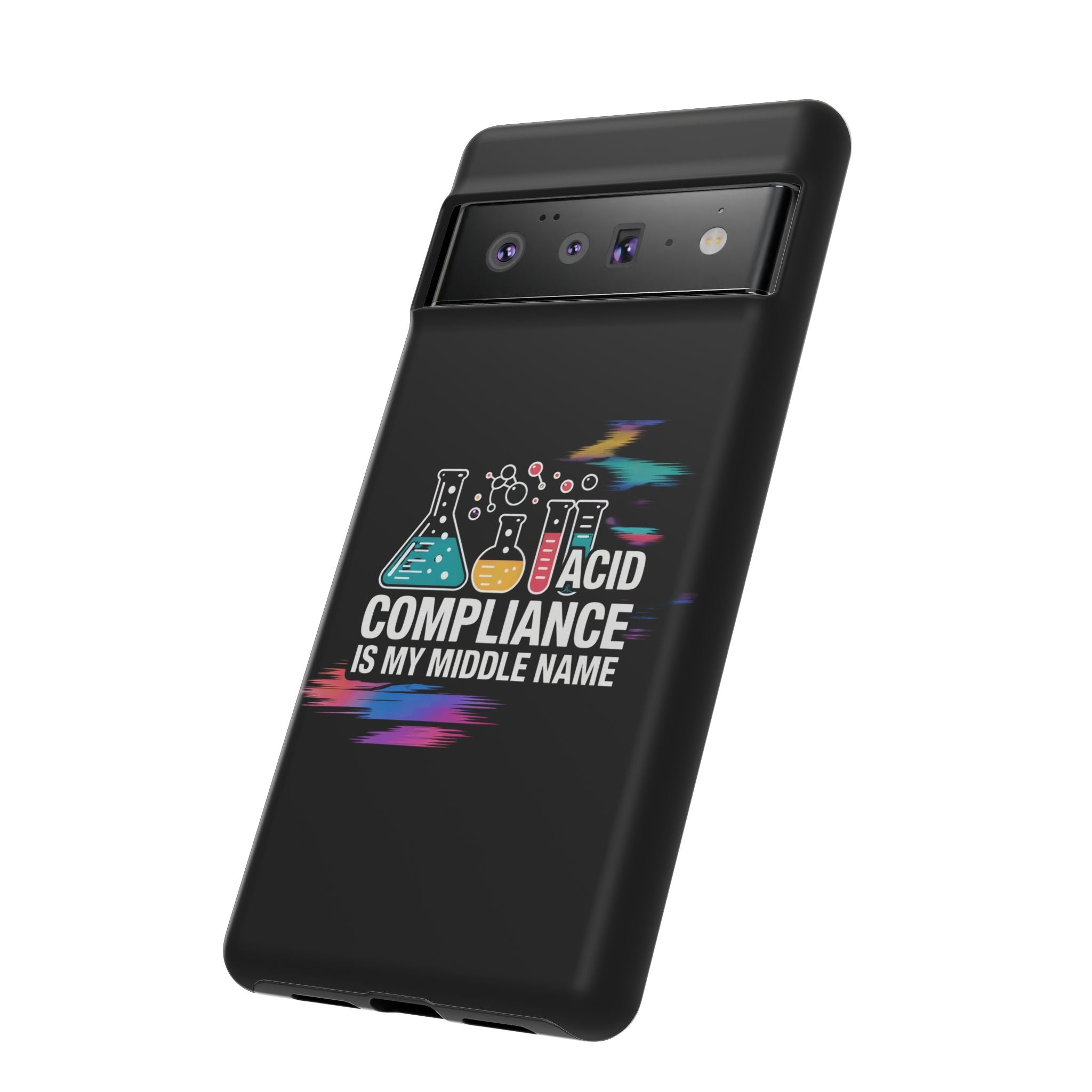 ACID Compliance Is My Middle Name- Impact-Resistant Phone Case